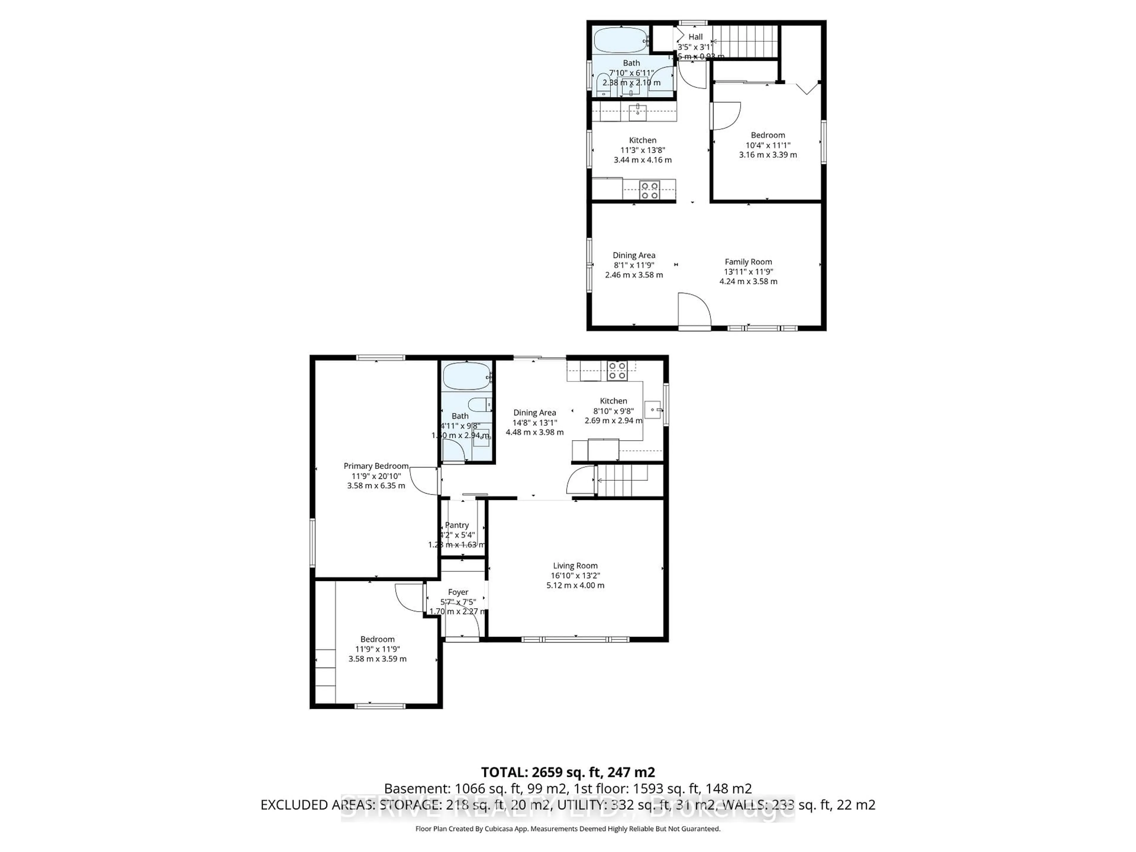 Floor plan for 657 Hayden Cres, Cobourg Ontario K9A 2V4