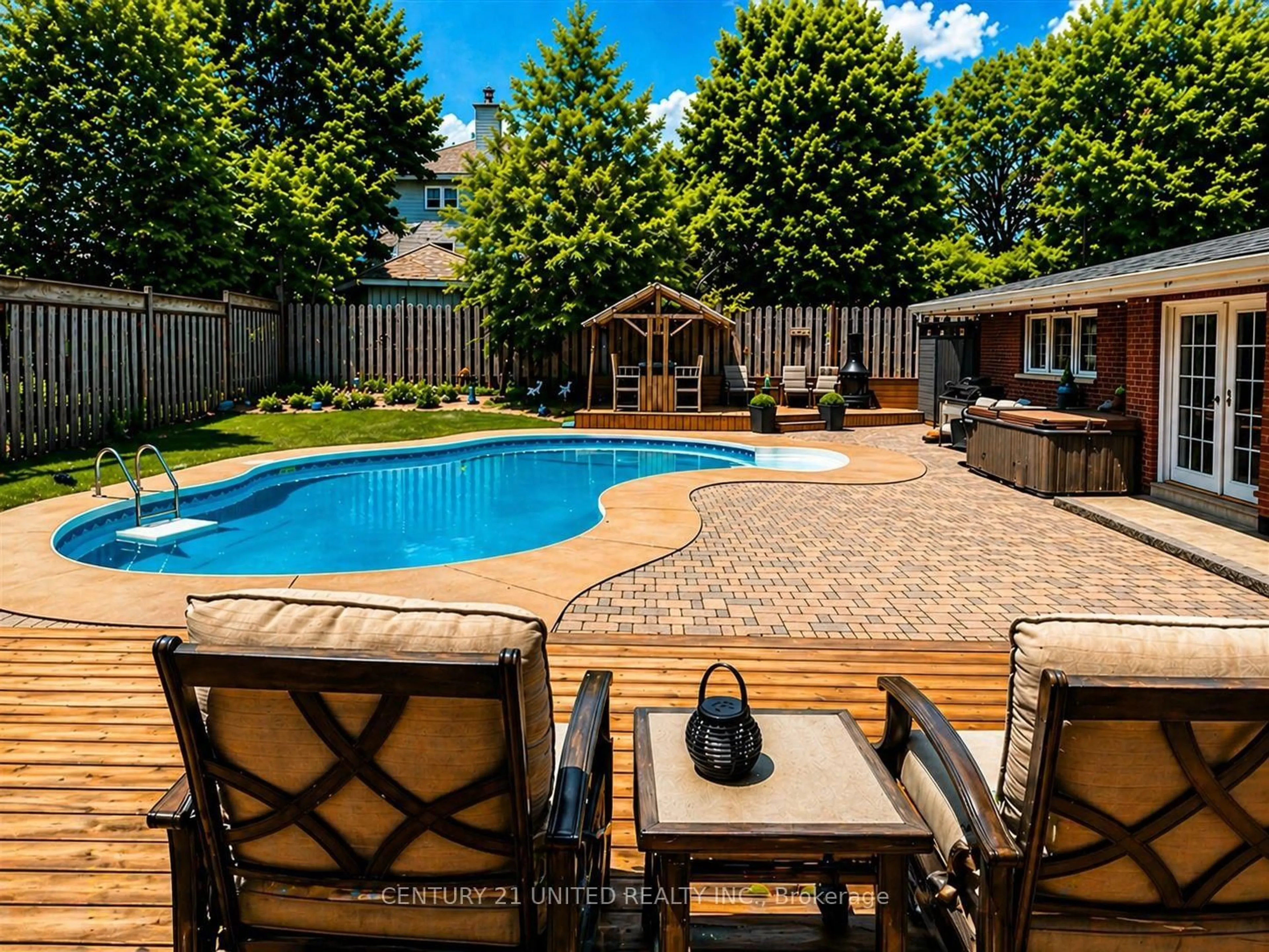 Patio, water/lake/river/ocean view for 105 Ridgewood Rd, Peterborough Ontario K9J 1P2