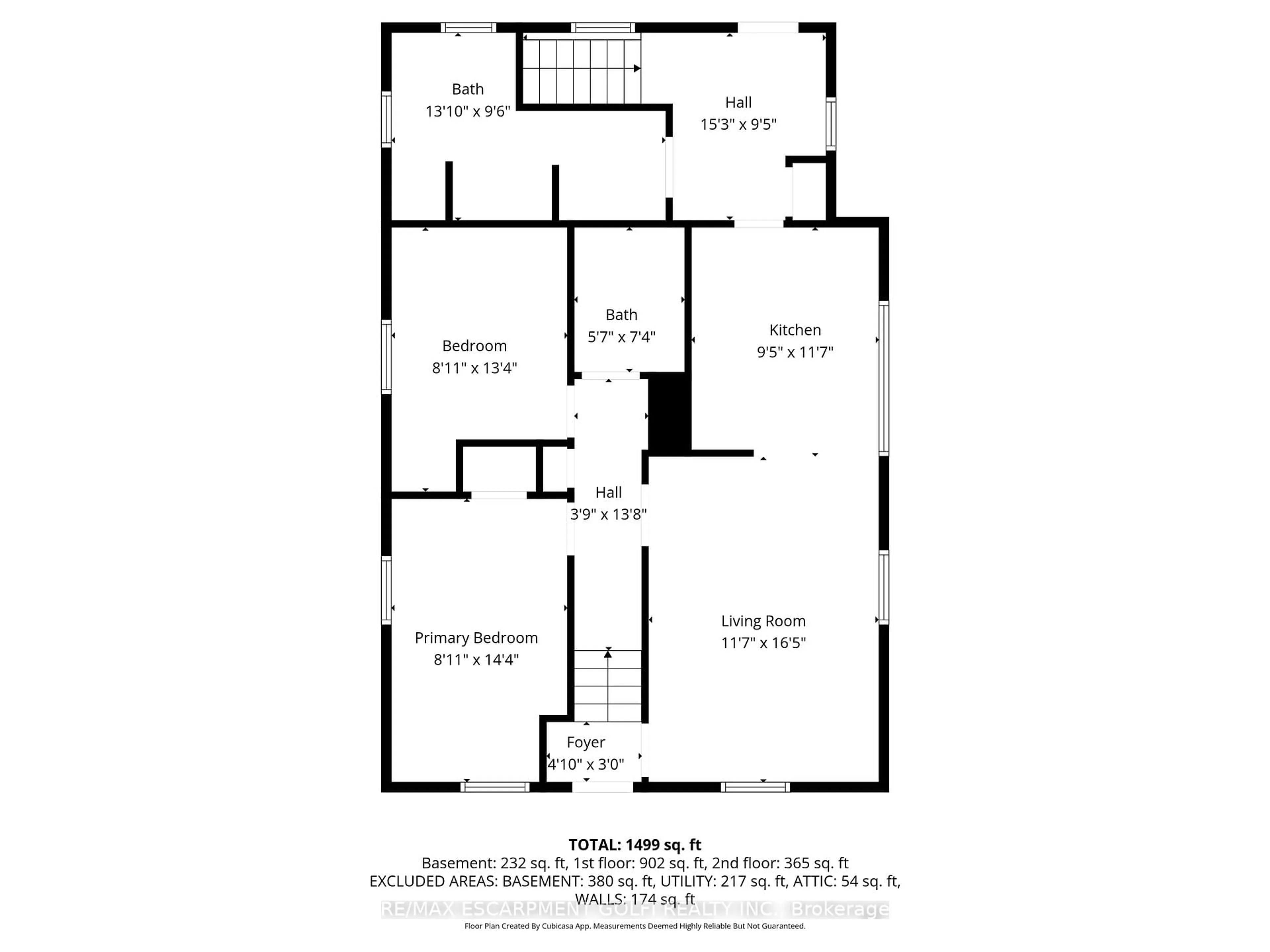 Floor plan for 5432 MCRAE St, Niagara Falls Ontario L2E 1R5