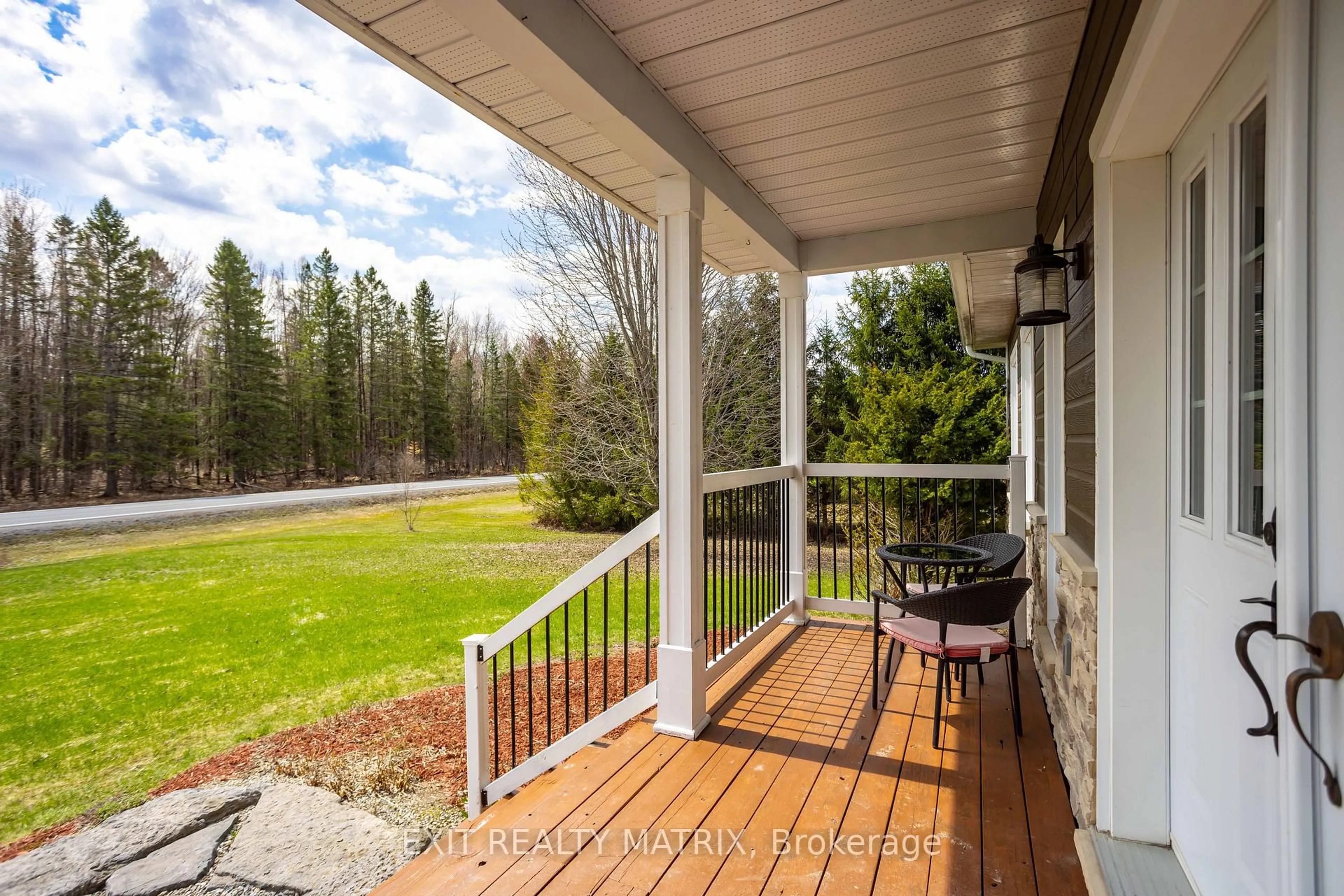 Patio, forest/trees view for 296 Route 200 Rte, The Nation Ontario K0A 1M0