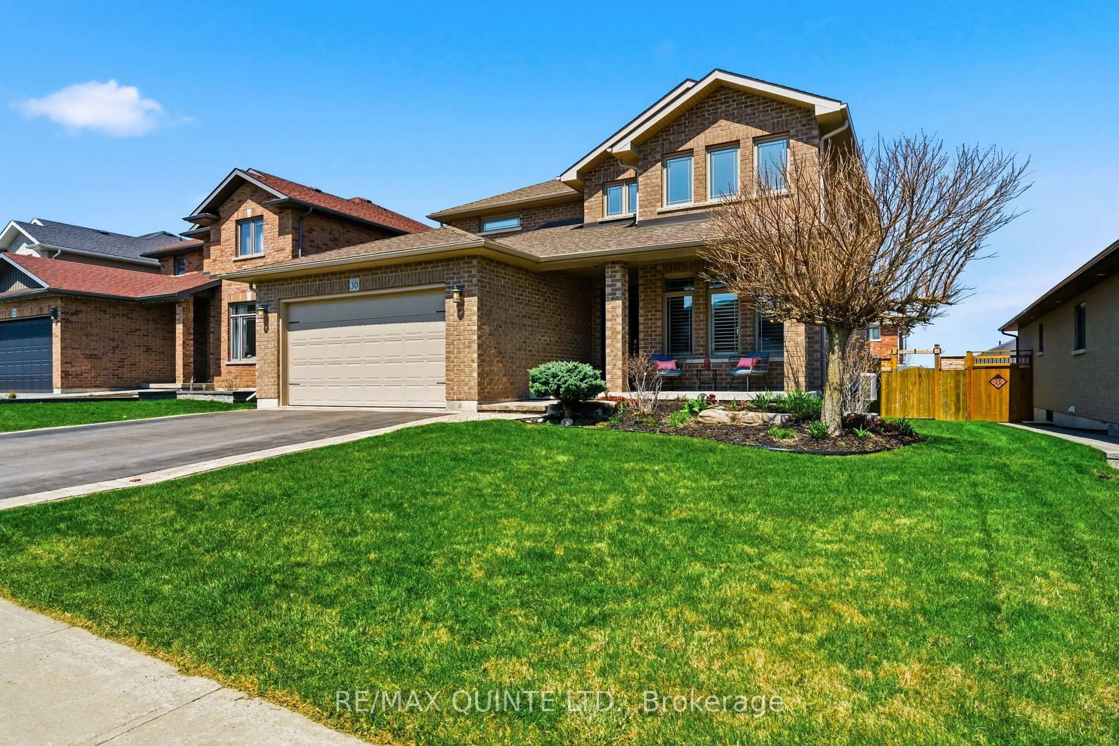 Home with brick exterior material, street for 30 Vertis Crt, Belleville Ontario K8N 0C9