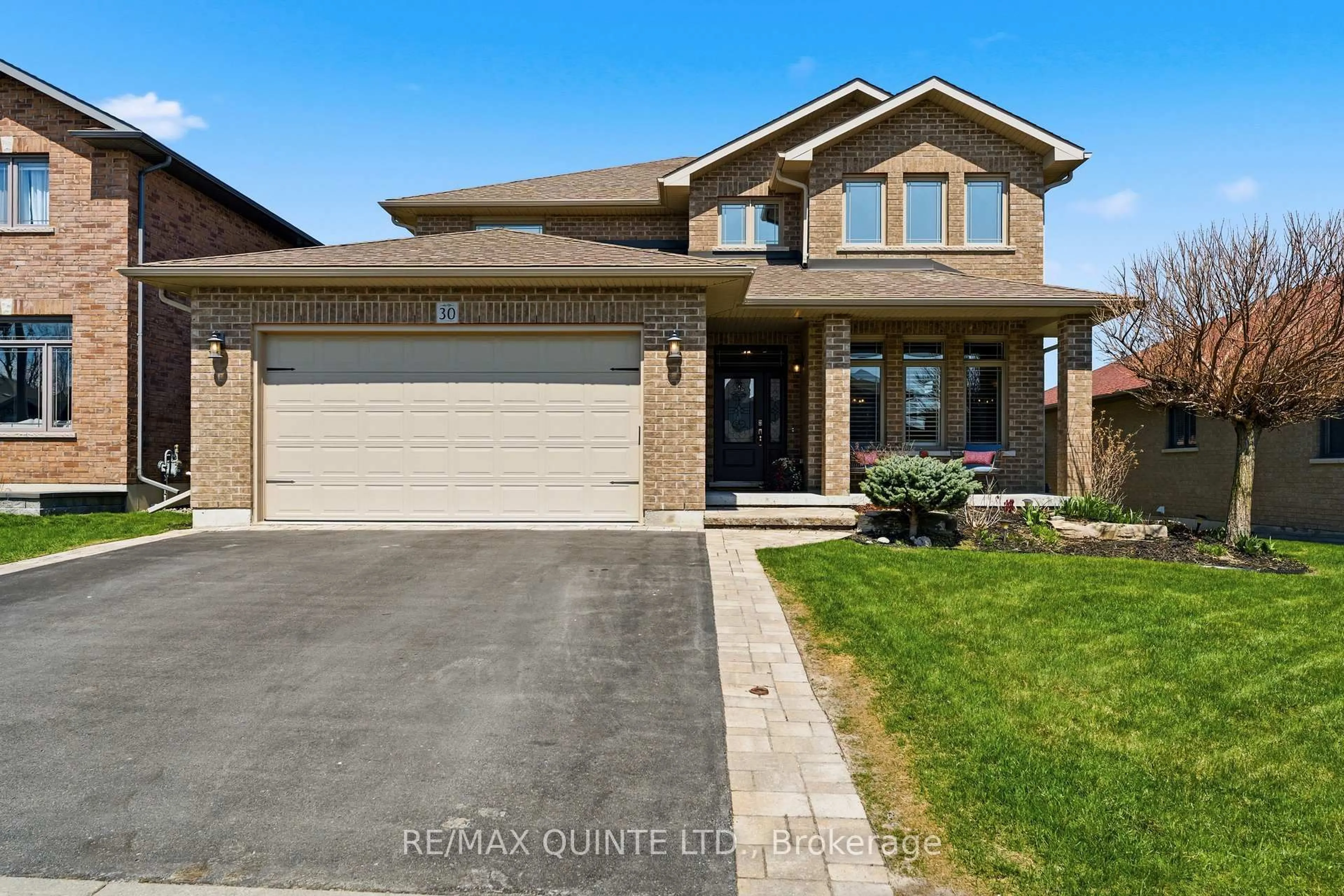 Home with brick exterior material, street for 30 Vertis Crt, Belleville Ontario K8N 0C9