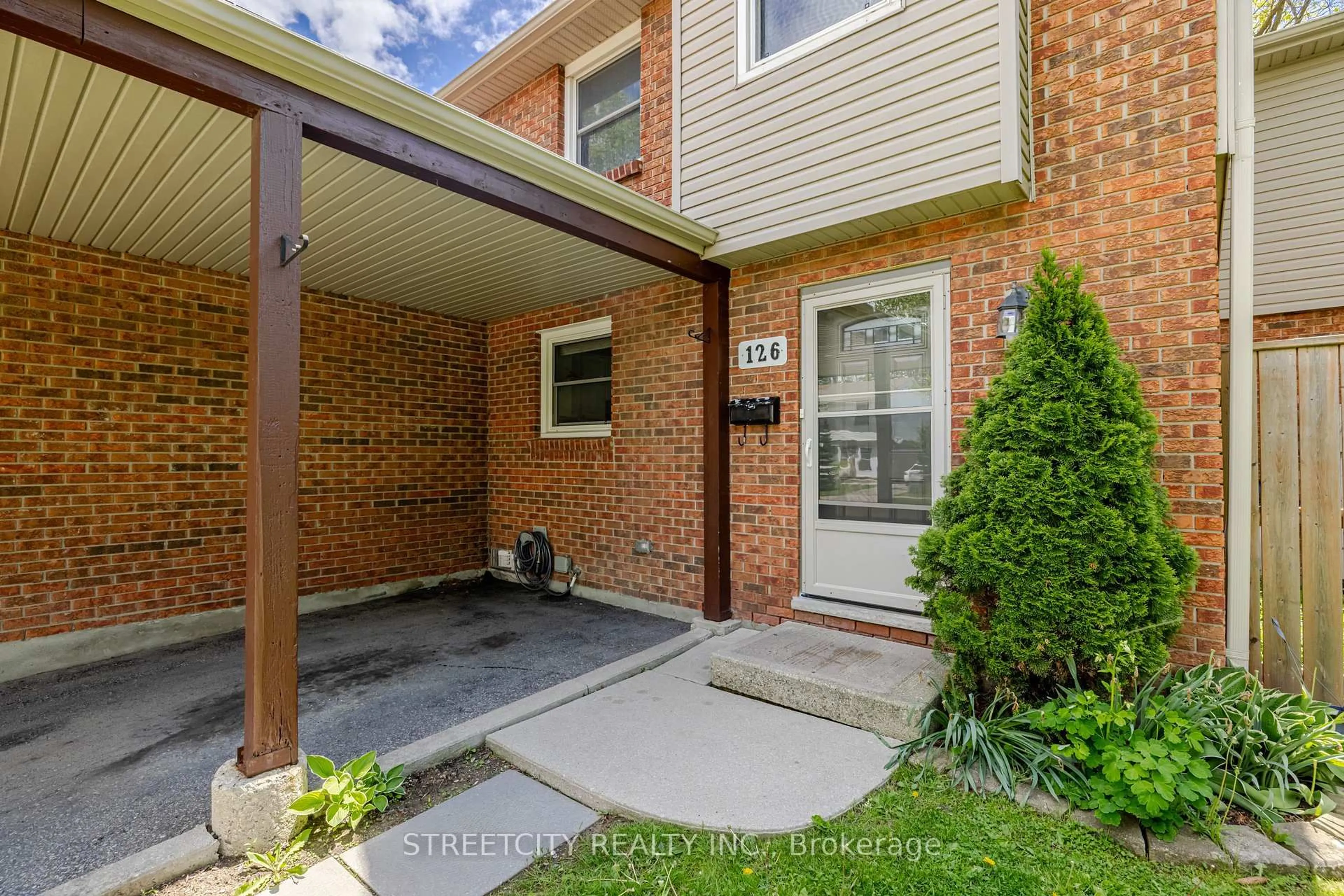 Home with brick exterior material, street for 1330 Jalna Blvd #126, London South Ontario N6E 2H7