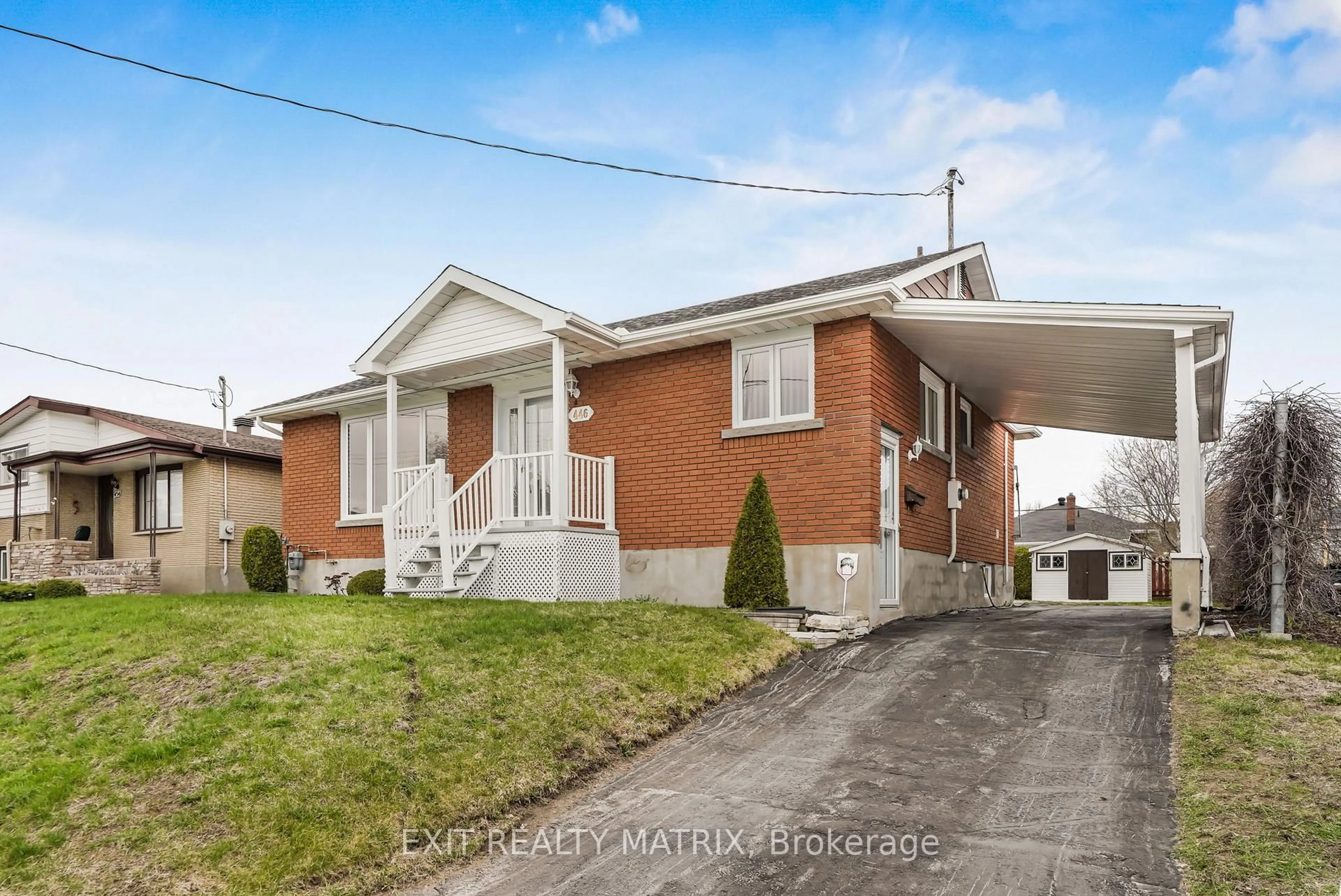 Home with brick exterior material, street for 446 Bertha St, Hawkesbury Ontario K6A 2B2