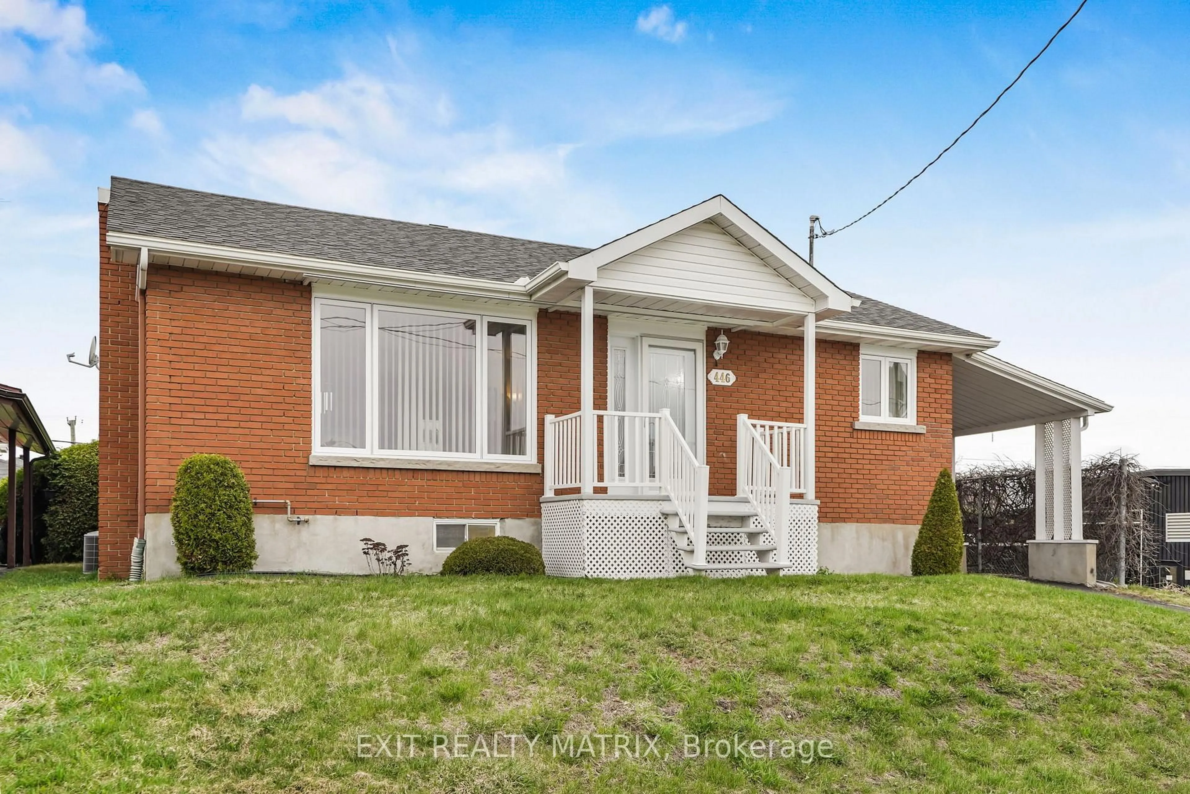 Home with brick exterior material, street for 446 Bertha St, Hawkesbury Ontario K6A 2B2