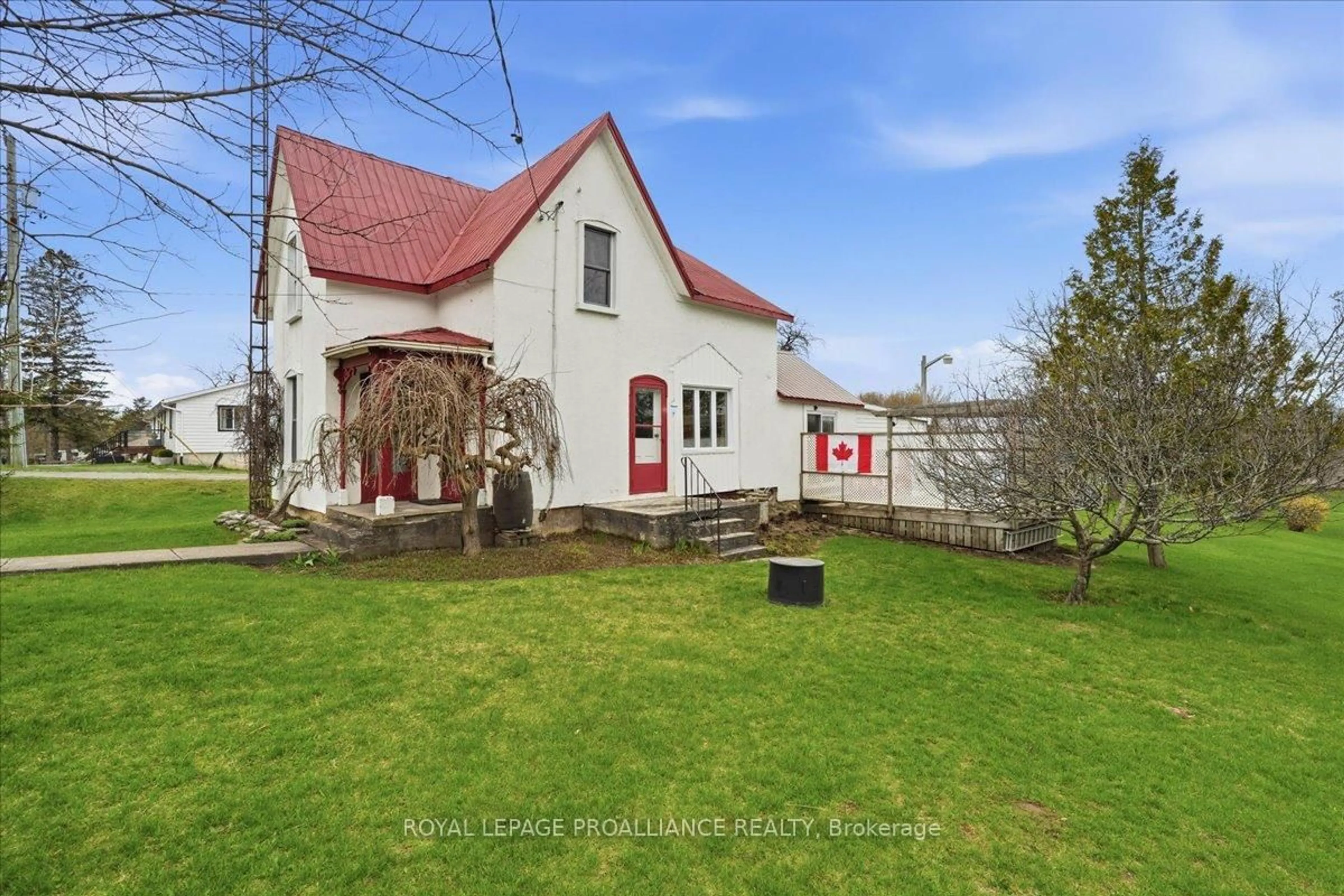 A pic from outside/outdoor area/front of a property/back of a property/a pic from drone, street for 1724B County Road 10, Prince Edward County Ontario K0K 1P0