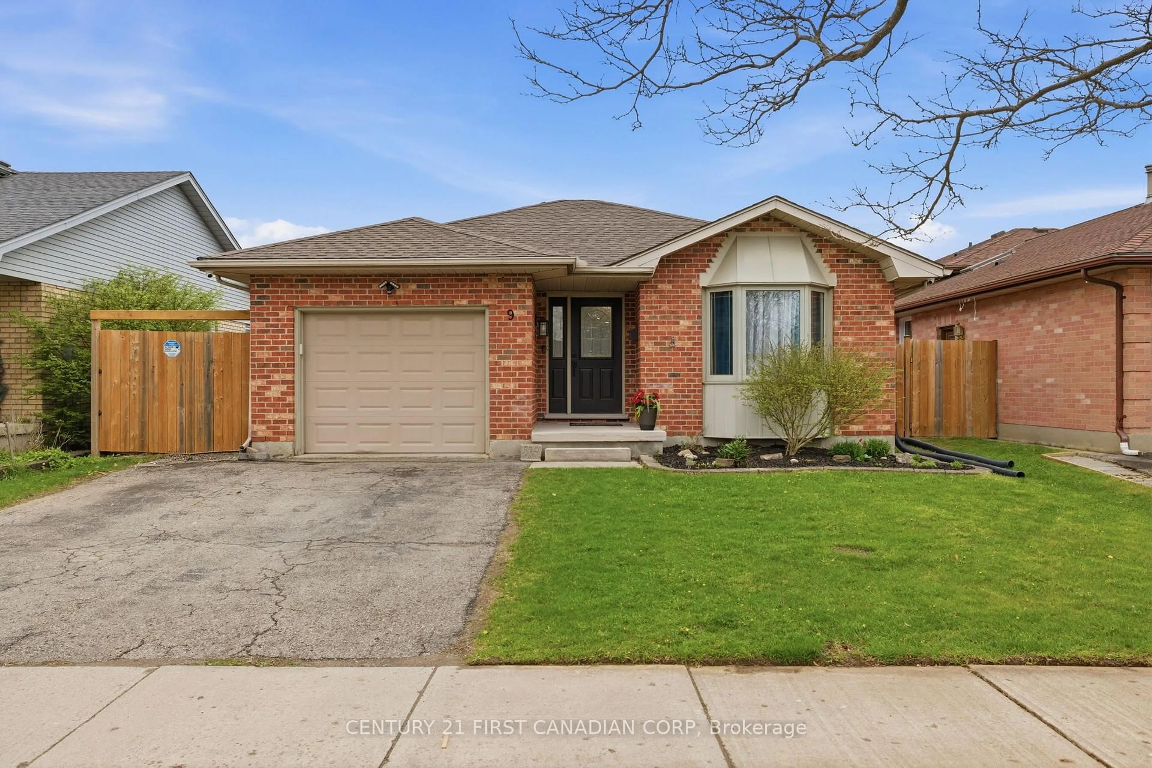 Home with brick exterior material, street for 9 Bonaparte Lane, London East Ontario N5V 4B1