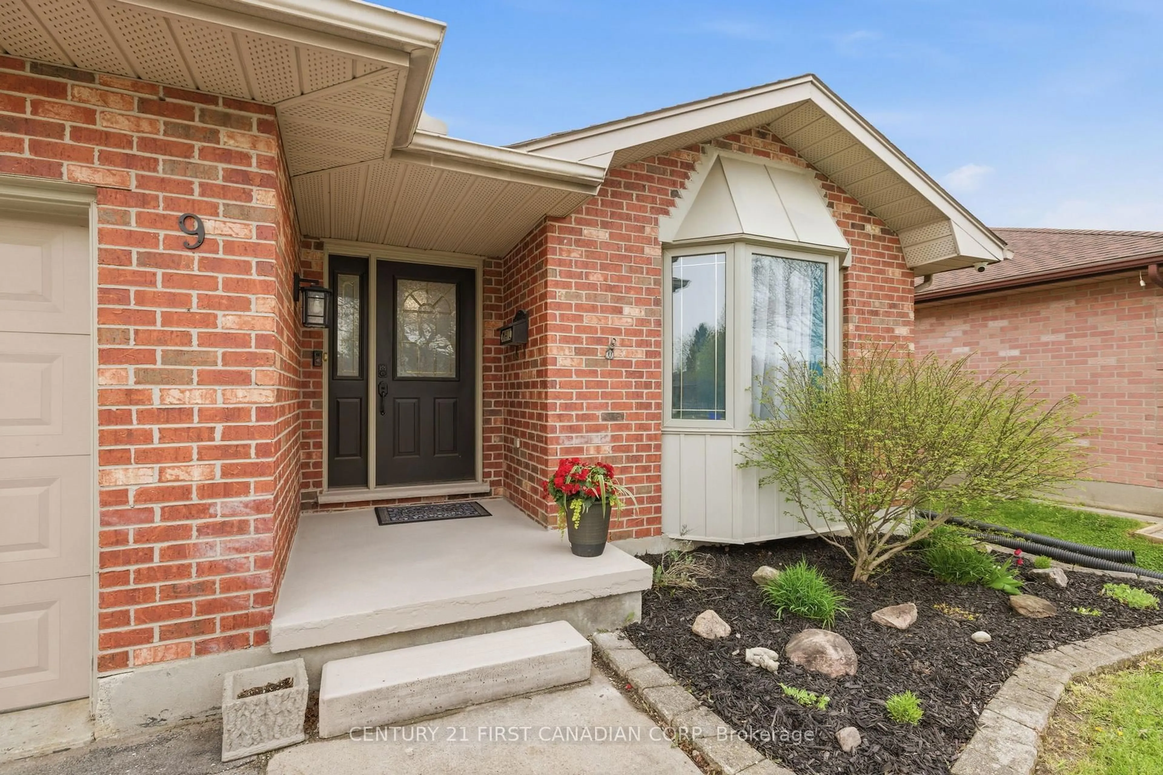 Home with brick exterior material, street for 9 Bonaparte Lane, London East Ontario N5V 4B1