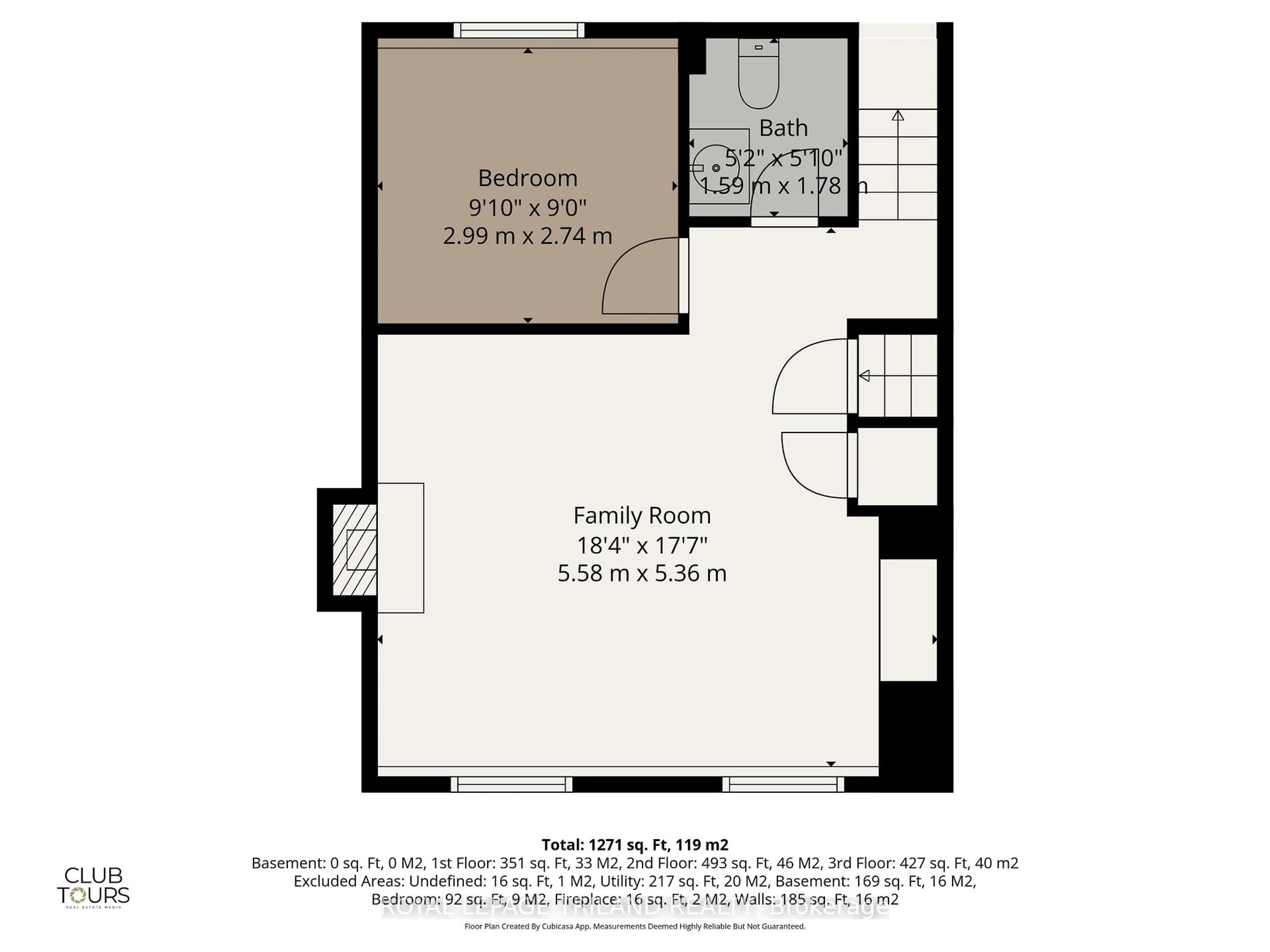 Floor plan for 1281 Victoria Dr, London East Ontario N5Y 4E5