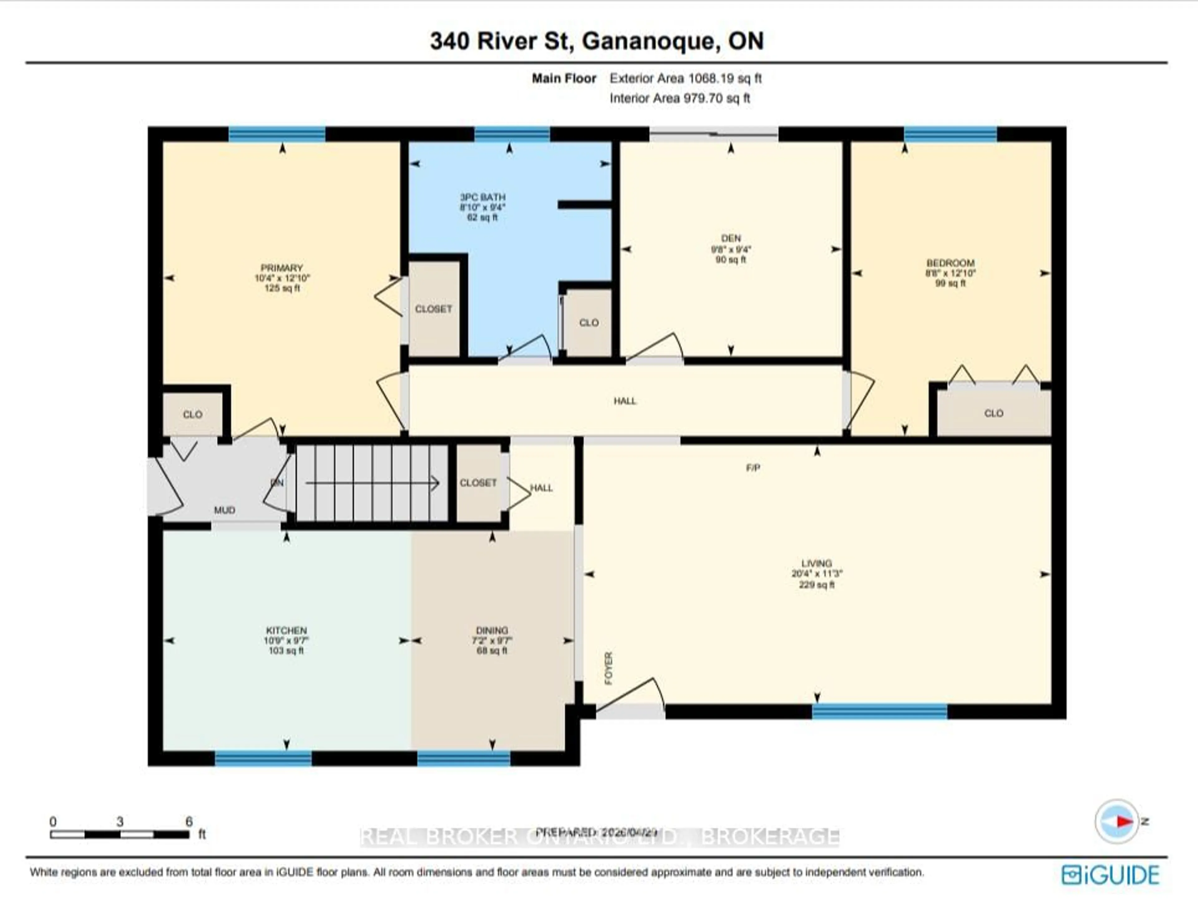 Floor plan for 340 River St, Gananoque Ontario K7G 2K2