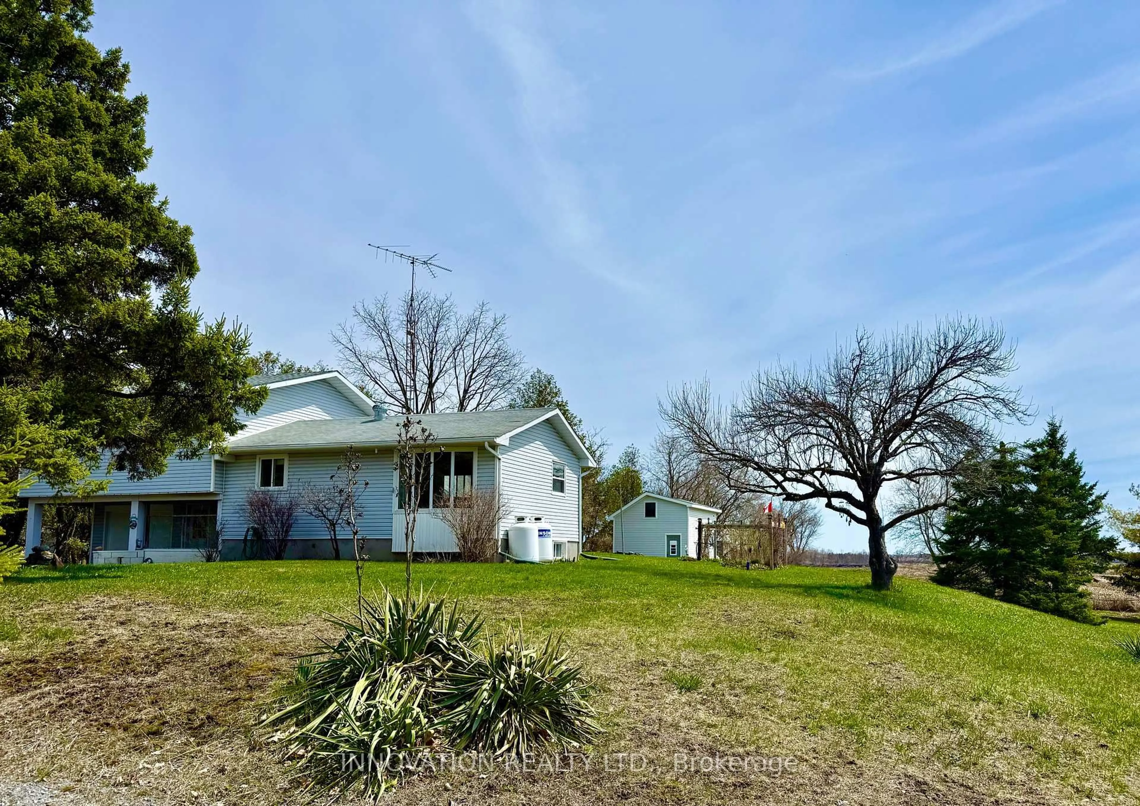 A pic from outside/outdoor area/front of a property/back of a property/a pic from drone, water/lake/river/ocean view for 2960 Harbison Rd, Richmond Ontario K0A 2Z0