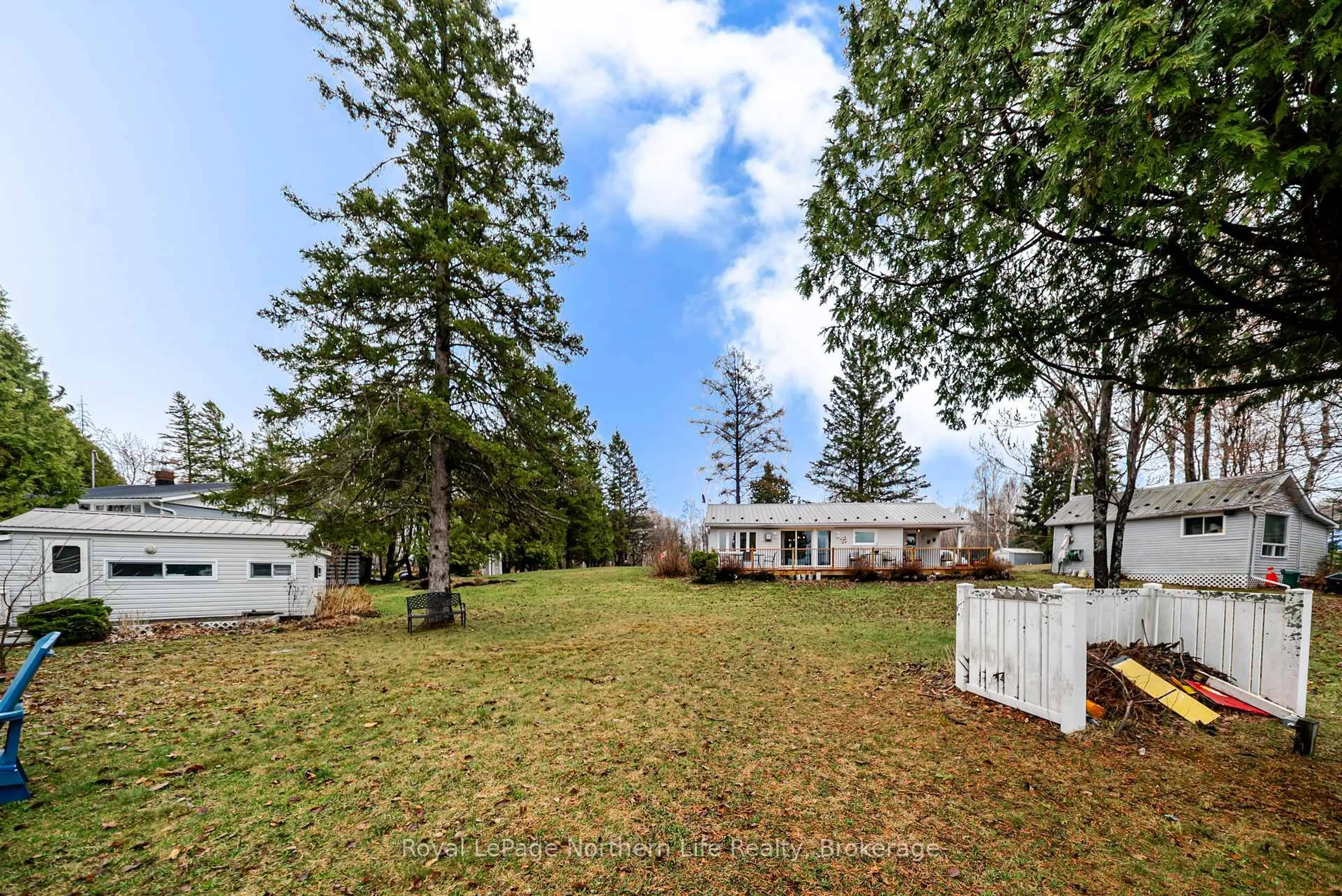 A pic from outside/outdoor area/front of a property/back of a property/a pic from drone, forest/trees view for 80 Islandview Lane, Chisholm Ontario P0H 1Z0