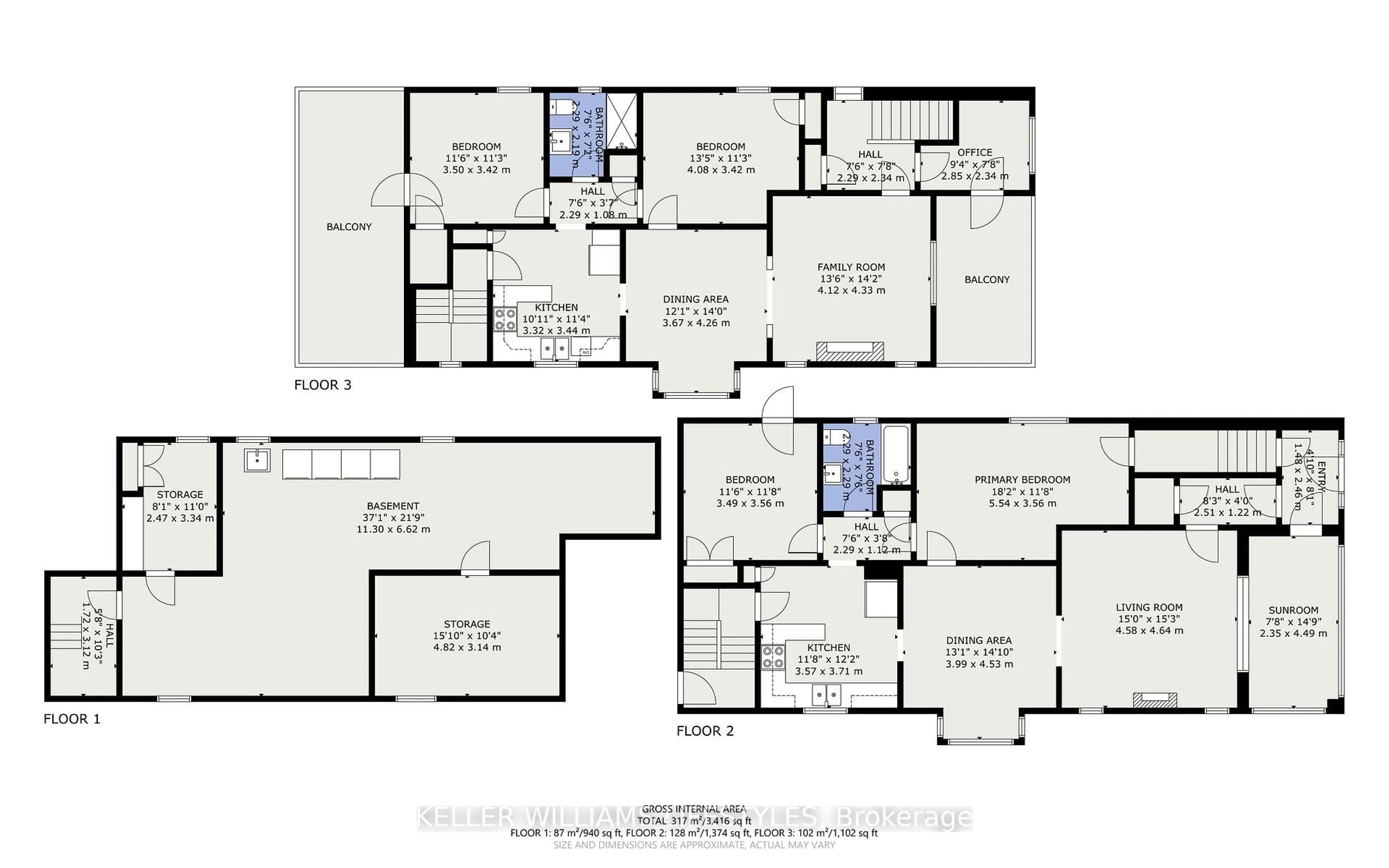 Floor plan for 117 Elmwood Ave, London South Ontario N6C 1J4