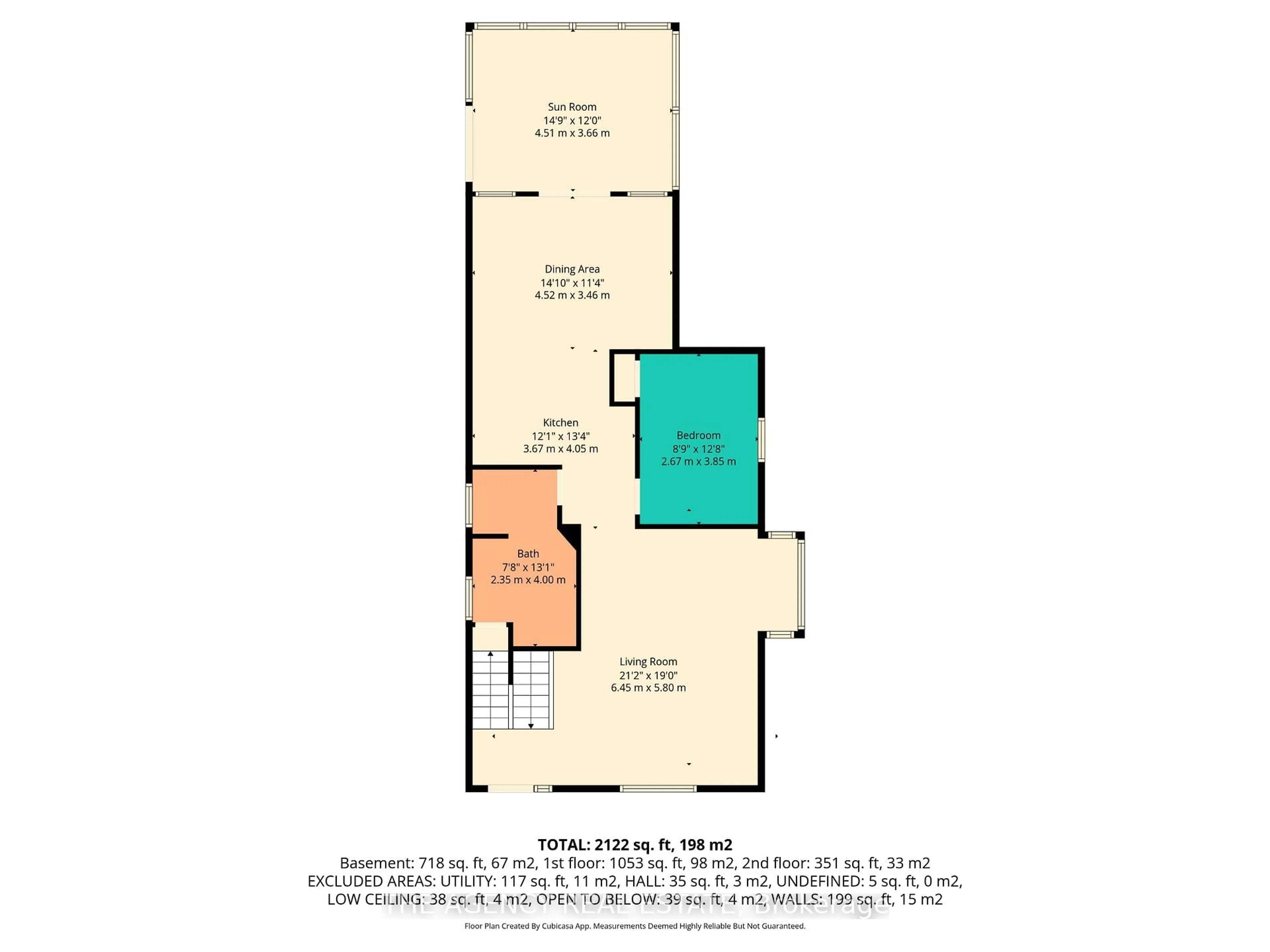 Floor plan for 443 Mornington Ave, London East Ontario N5Y 3C7