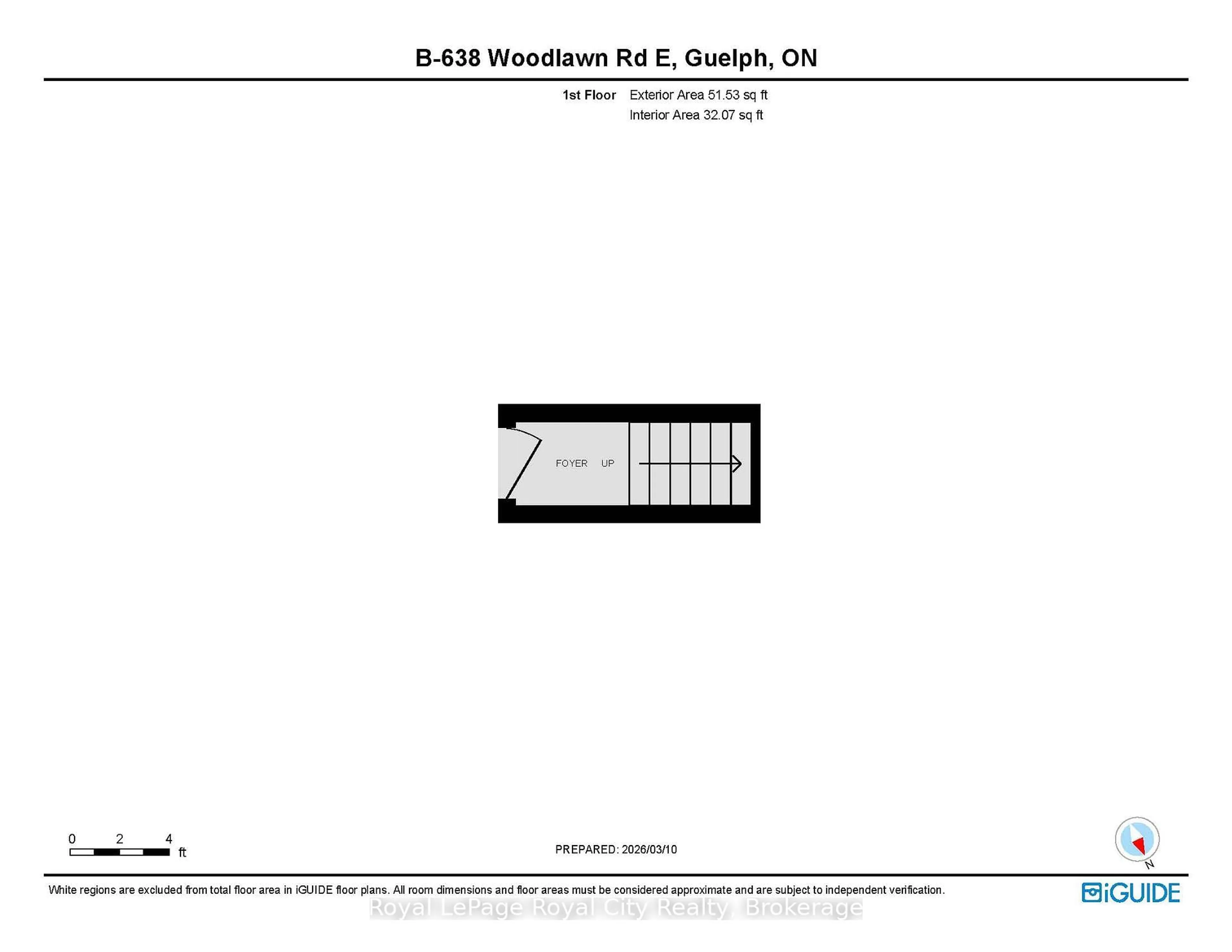 Floor plan for 638 Woodlawn Rd #B, Guelph Ontario N1E 0K4