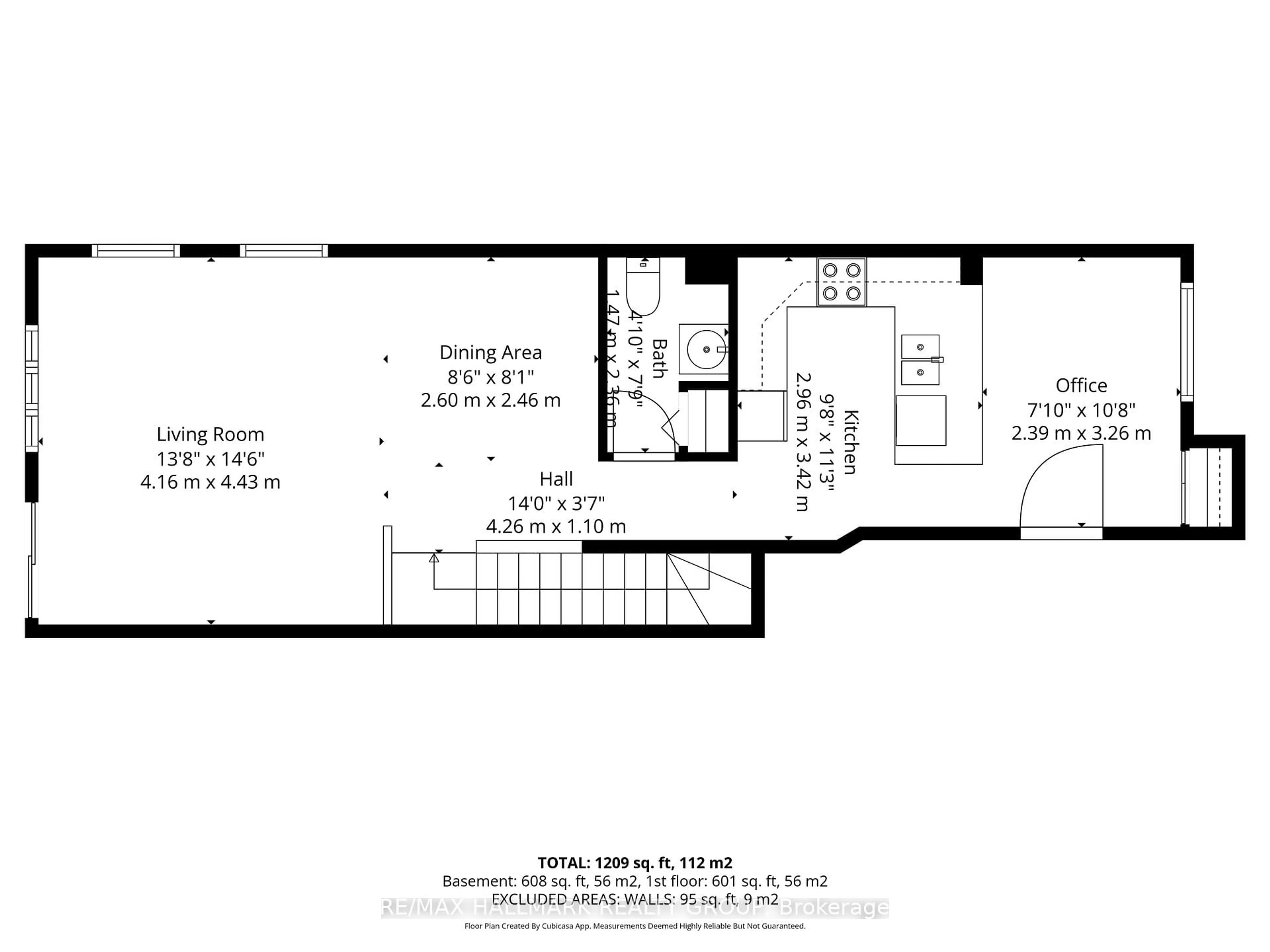 Floor plan for 498 LeBoutillier Ave, Ottawa Ontario K1K 1V1