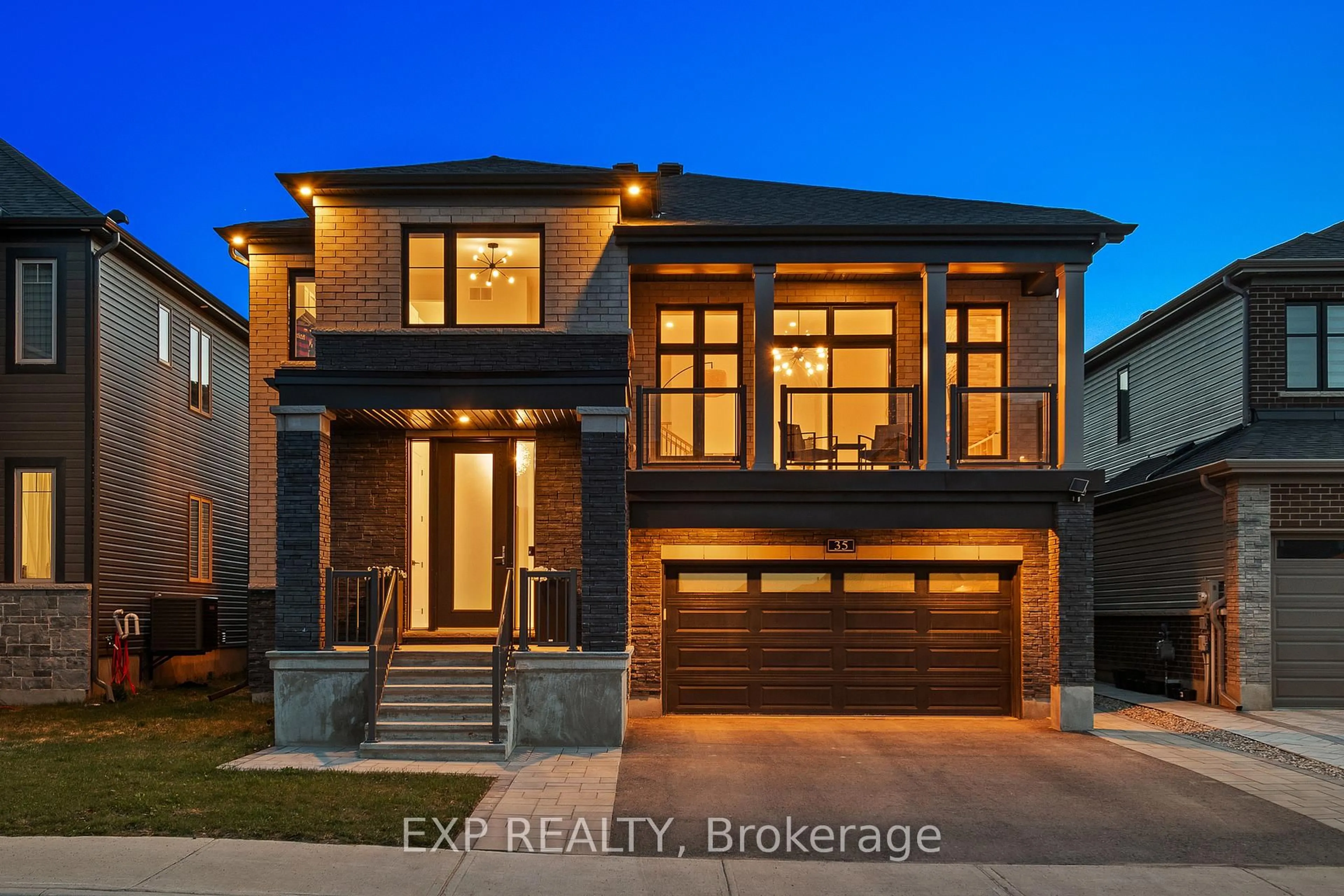 Home with brick exterior material, street for 35 Jetty Dr, Ottawa Ontario K4M 0N1