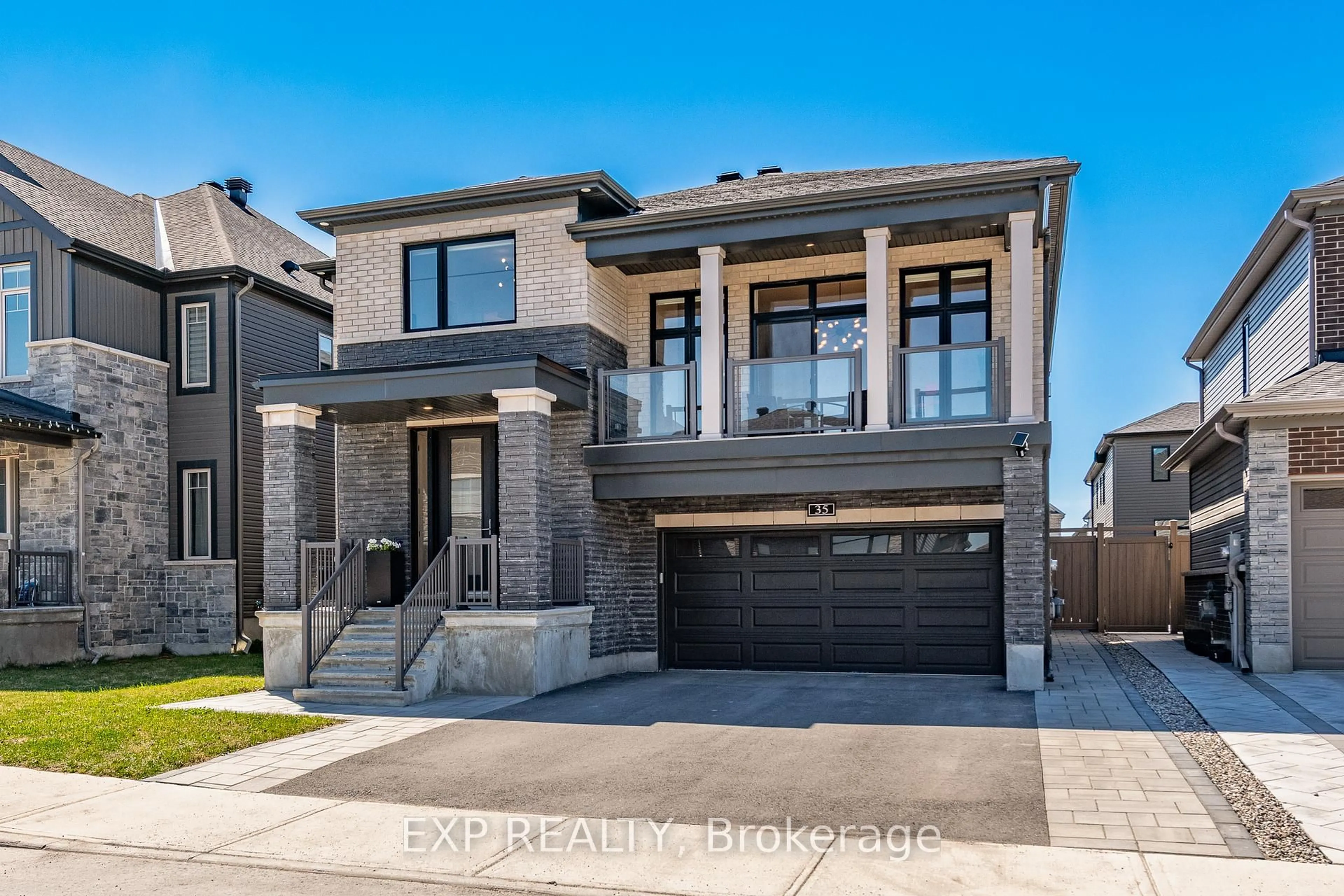 Home with brick exterior material, street for 35 Jetty Dr, Ottawa Ontario K4M 0N1