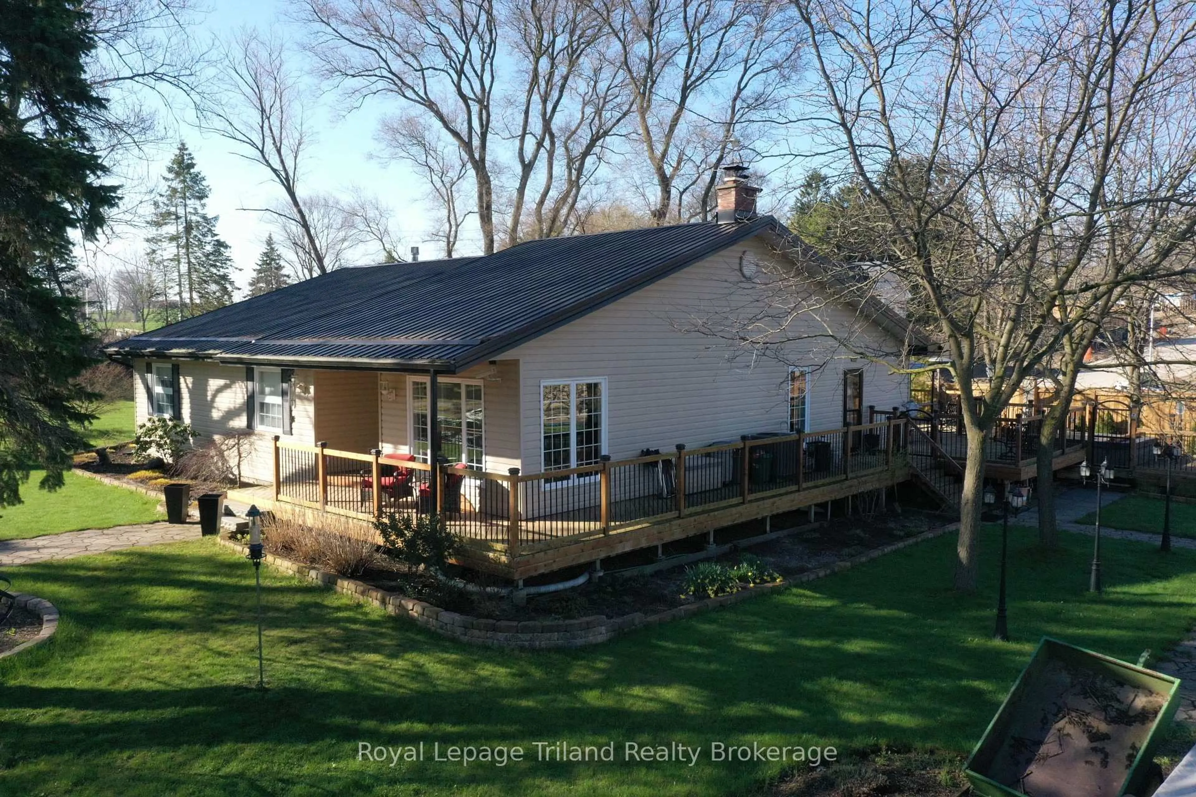 A pic from outside/outdoor area/front of a property/back of a property/a pic from drone, water/lake/river/ocean view for 565073 Karn Rd, South-West Oxford Ontario N4S 7V6