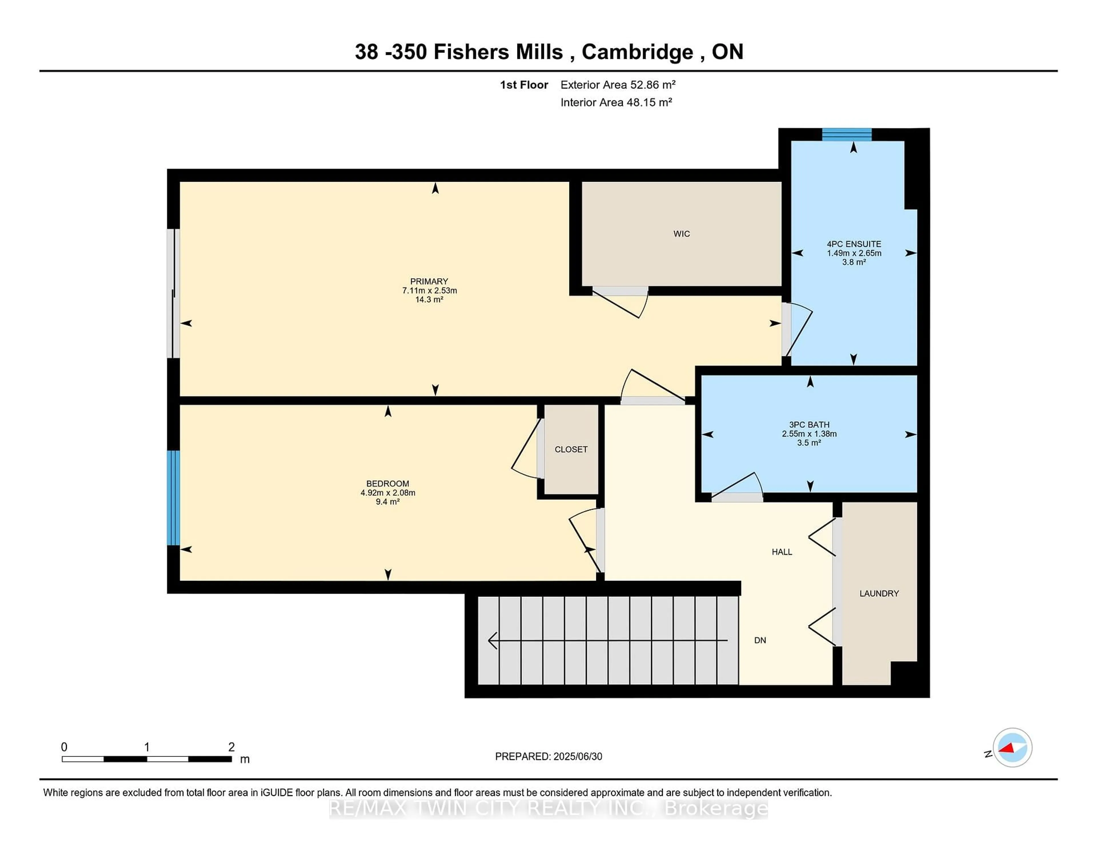 Floor plan for 350 Fisher Mills Rd #38, Cambridge Ontario N3C 0G8