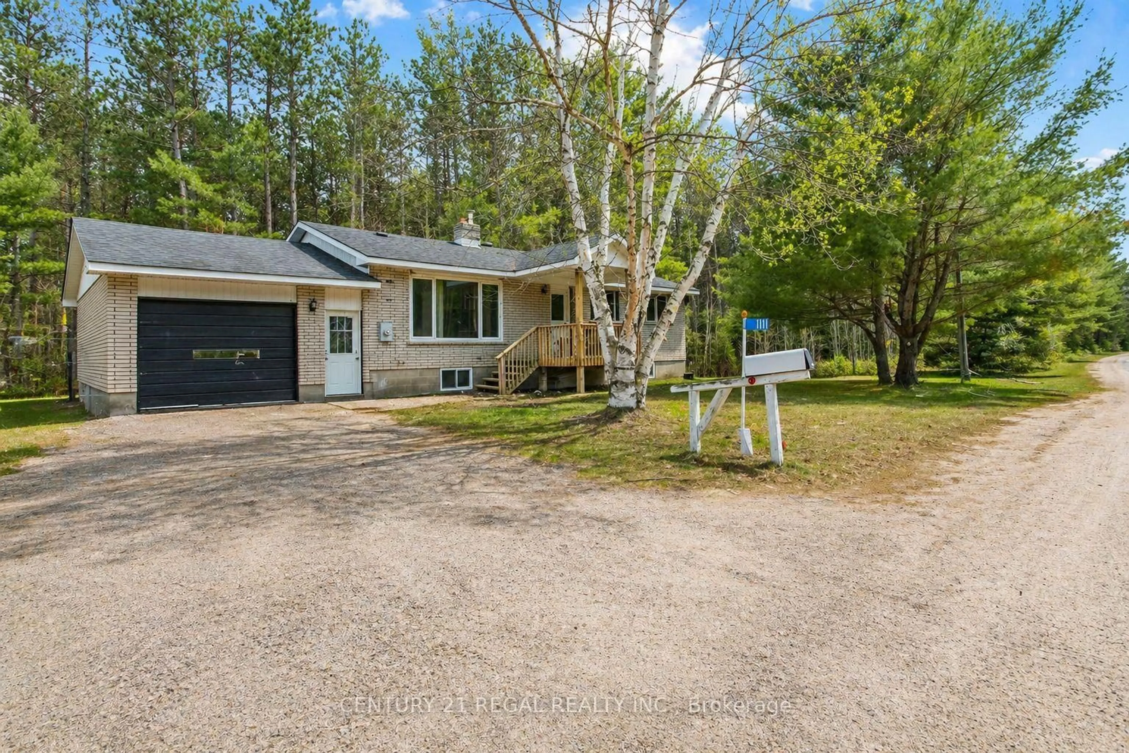 A pic from outside/outdoor area/front of a property/back of a property/a pic from drone, street for 1111 North Baptiste Lake Rd, Maynooth Ontario K0L 2S0