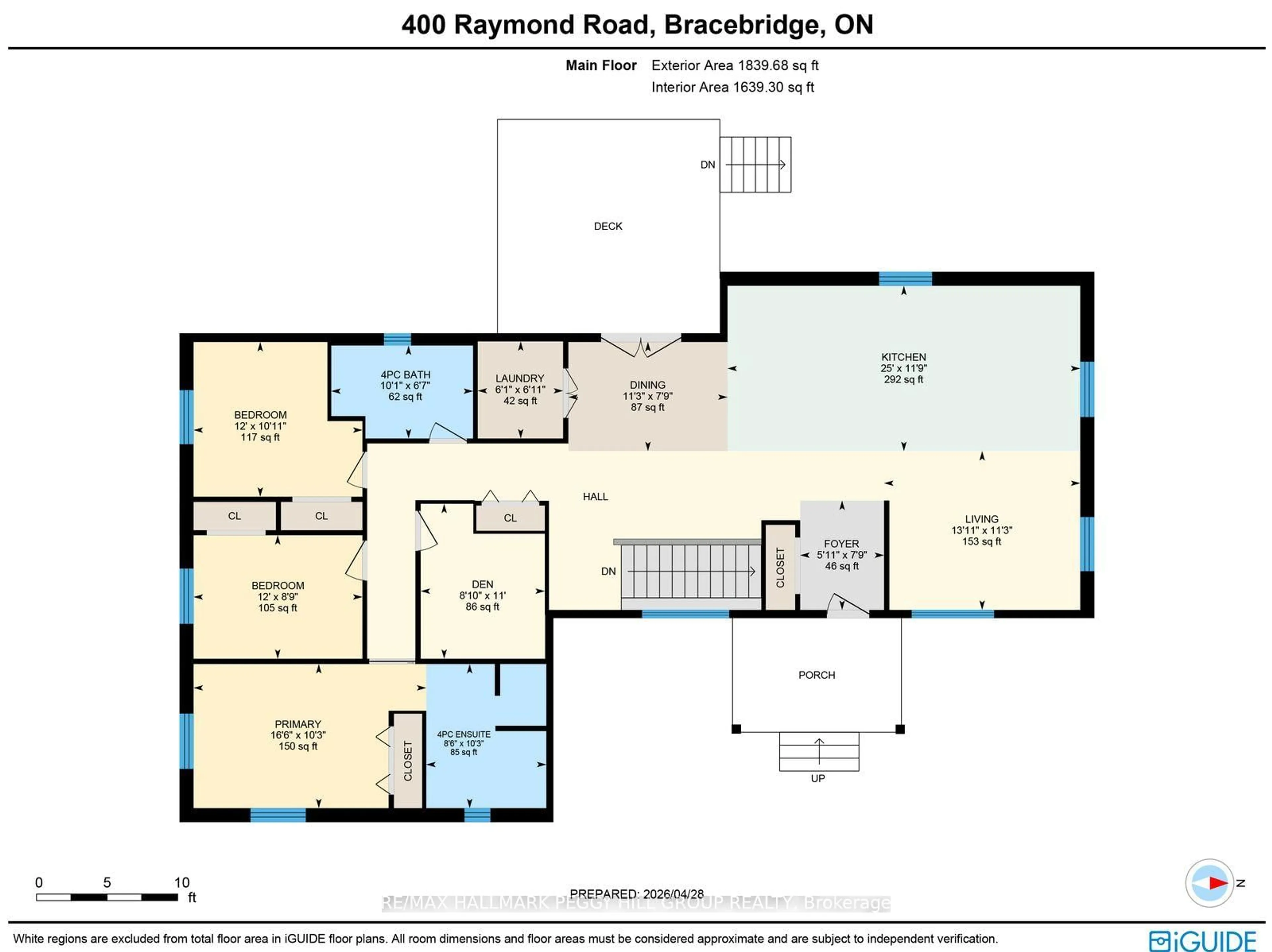 Floor plan for 400 Raymond Rd, Muskoka Lakes Ontario P1L 1X4