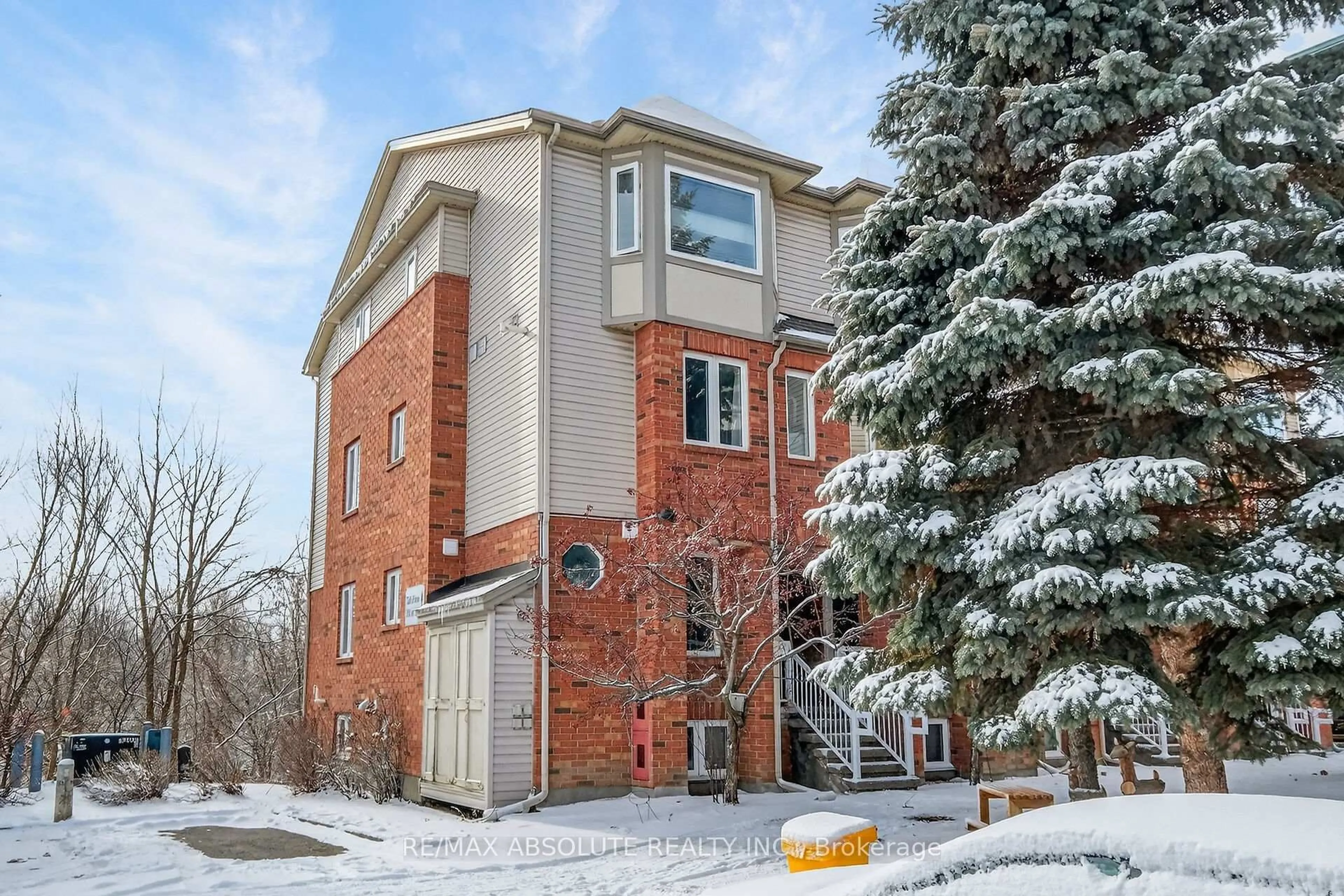 Home with brick exterior material, street for 117 Tall Pines Private, Ottawa Ontario K2H 1H1