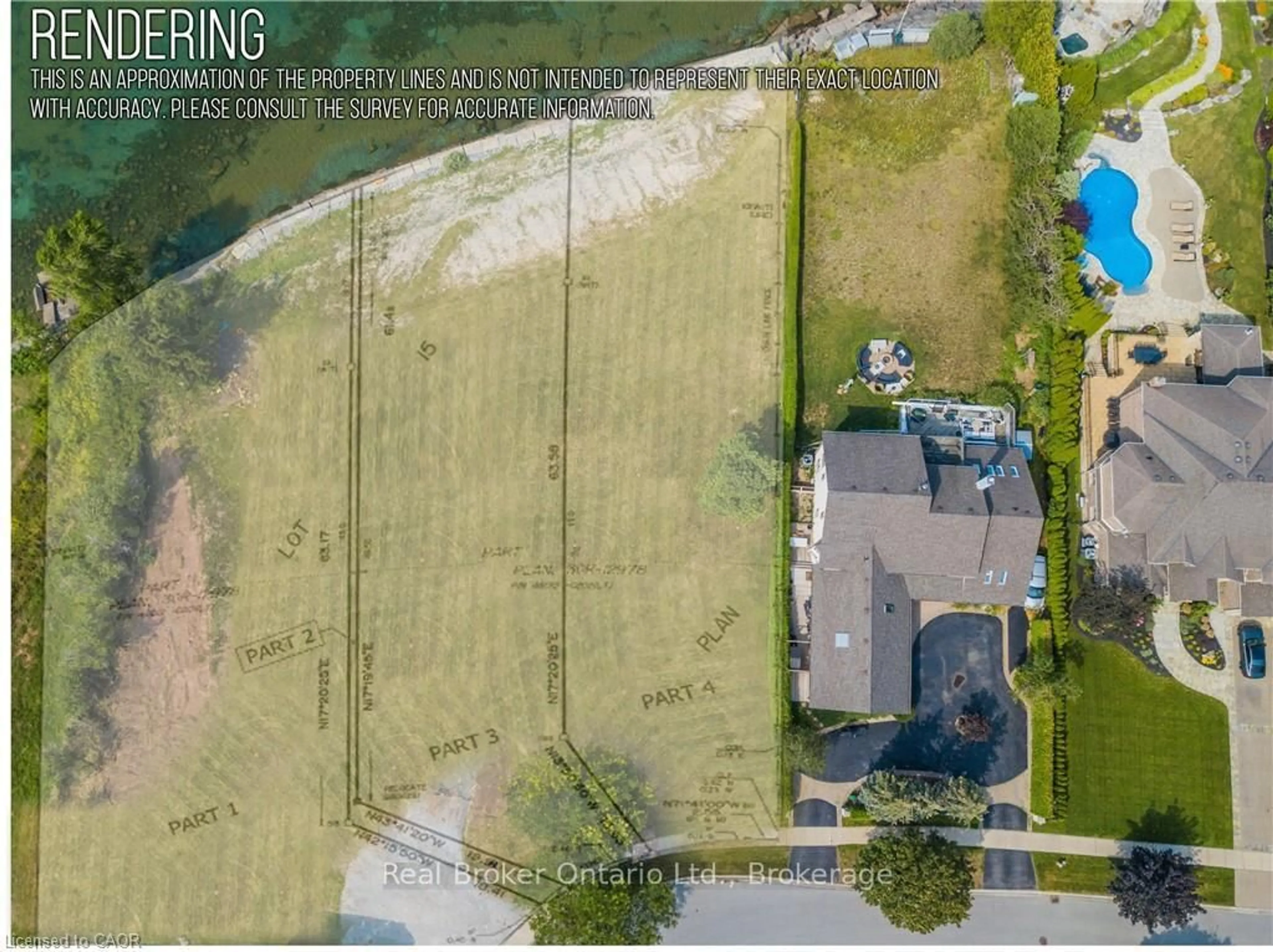 A pic from outside/outdoor area/front of a property/back of a property/a pic from drone, water/lake/river/ocean view for 136A Olive St, Grimsby Ontario L3M 5C8