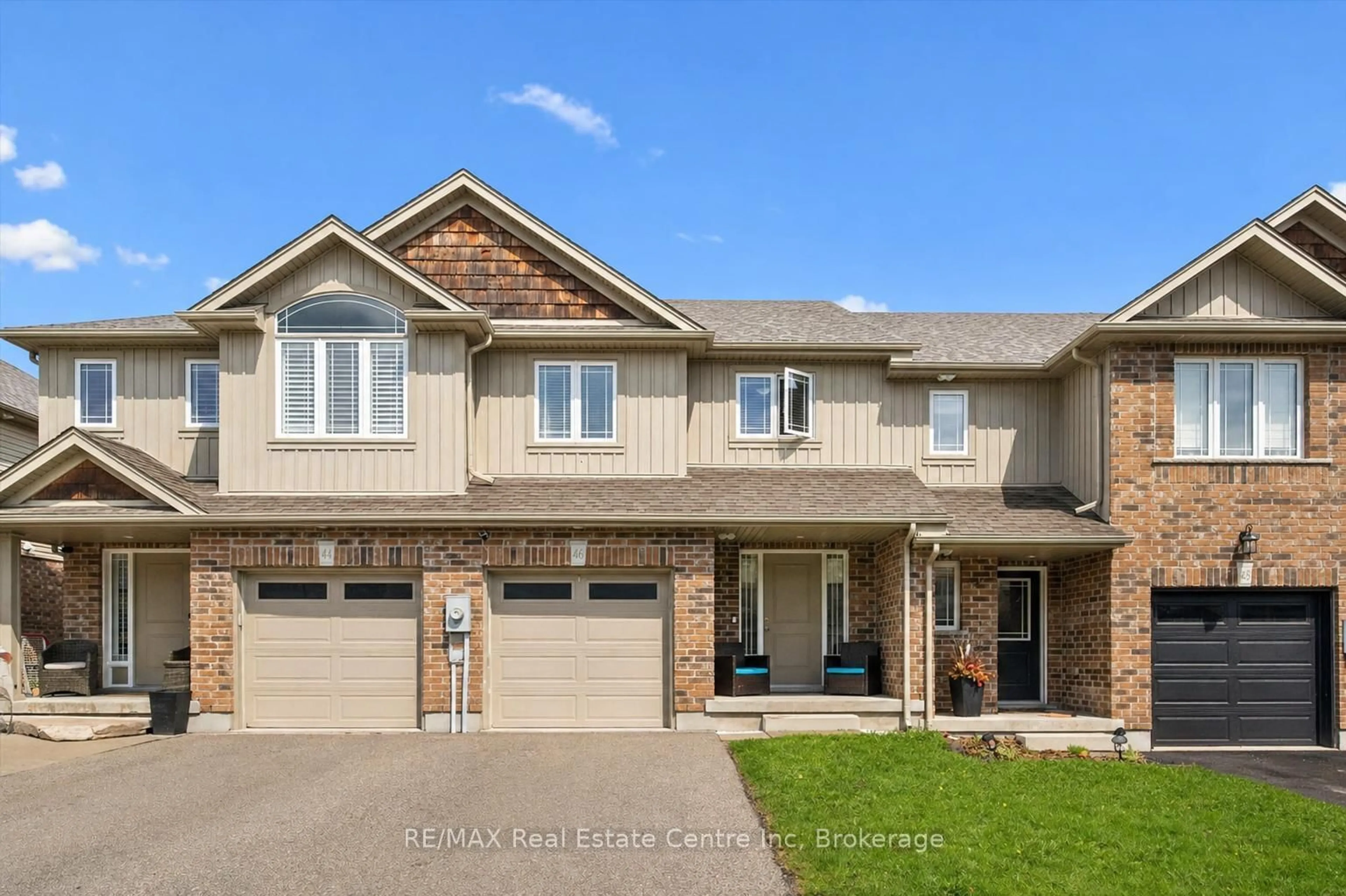 Home with brick exterior material, street for 46 JEFFREY Dr, Guelph Ontario N1E 0M4