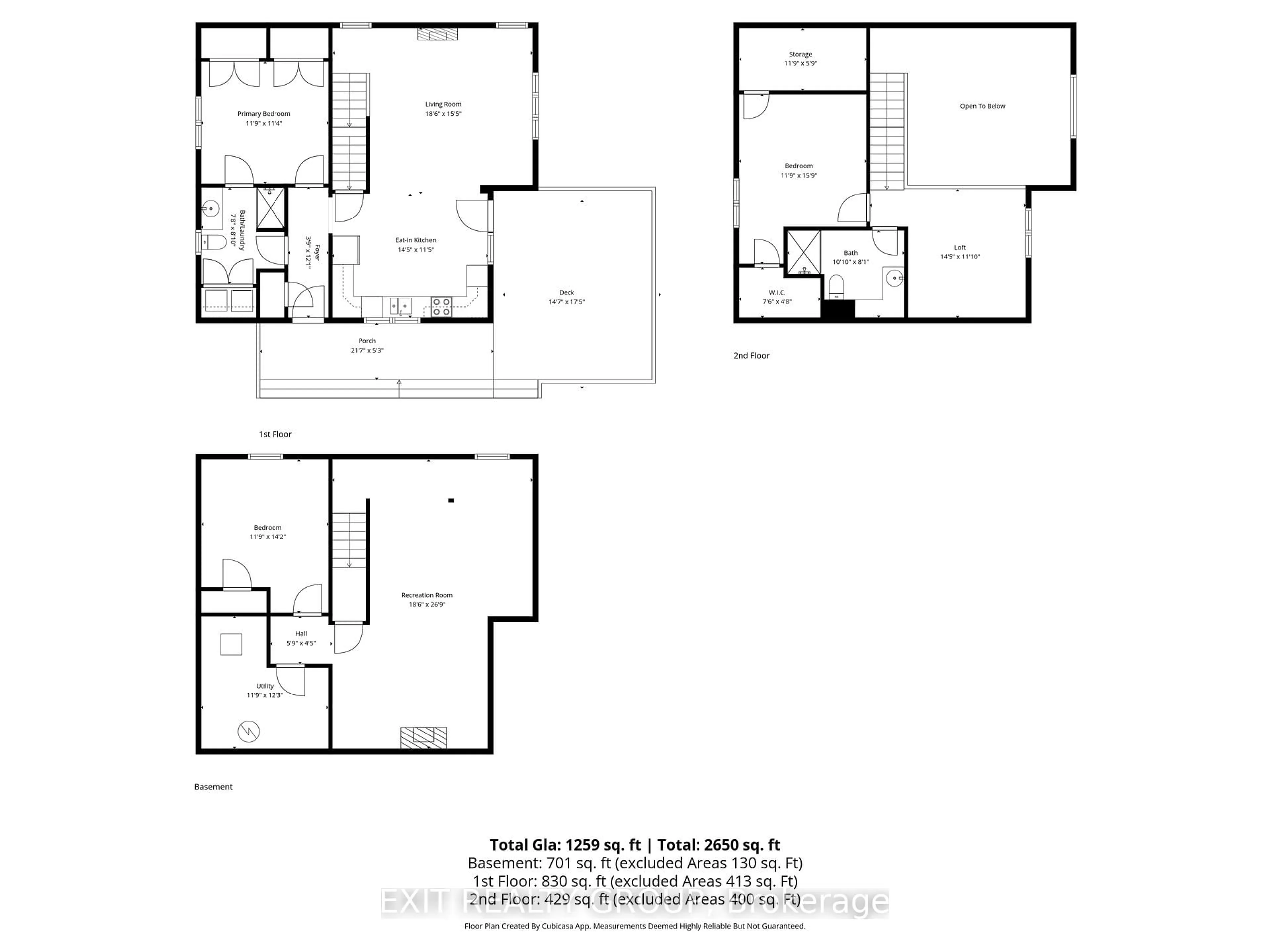 Floor plan for 2639 Weslemkoon Lake Rd, Hastings Ontario K0L 1W0