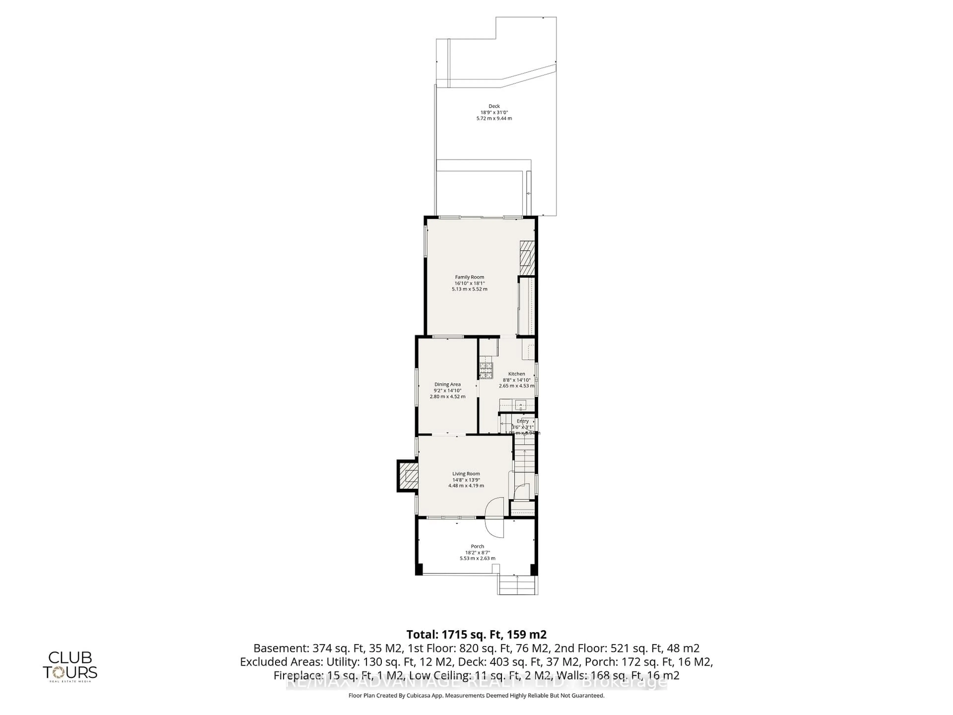 Floor plan for 57 Beattie Ave, London East Ontario N5W 2P1