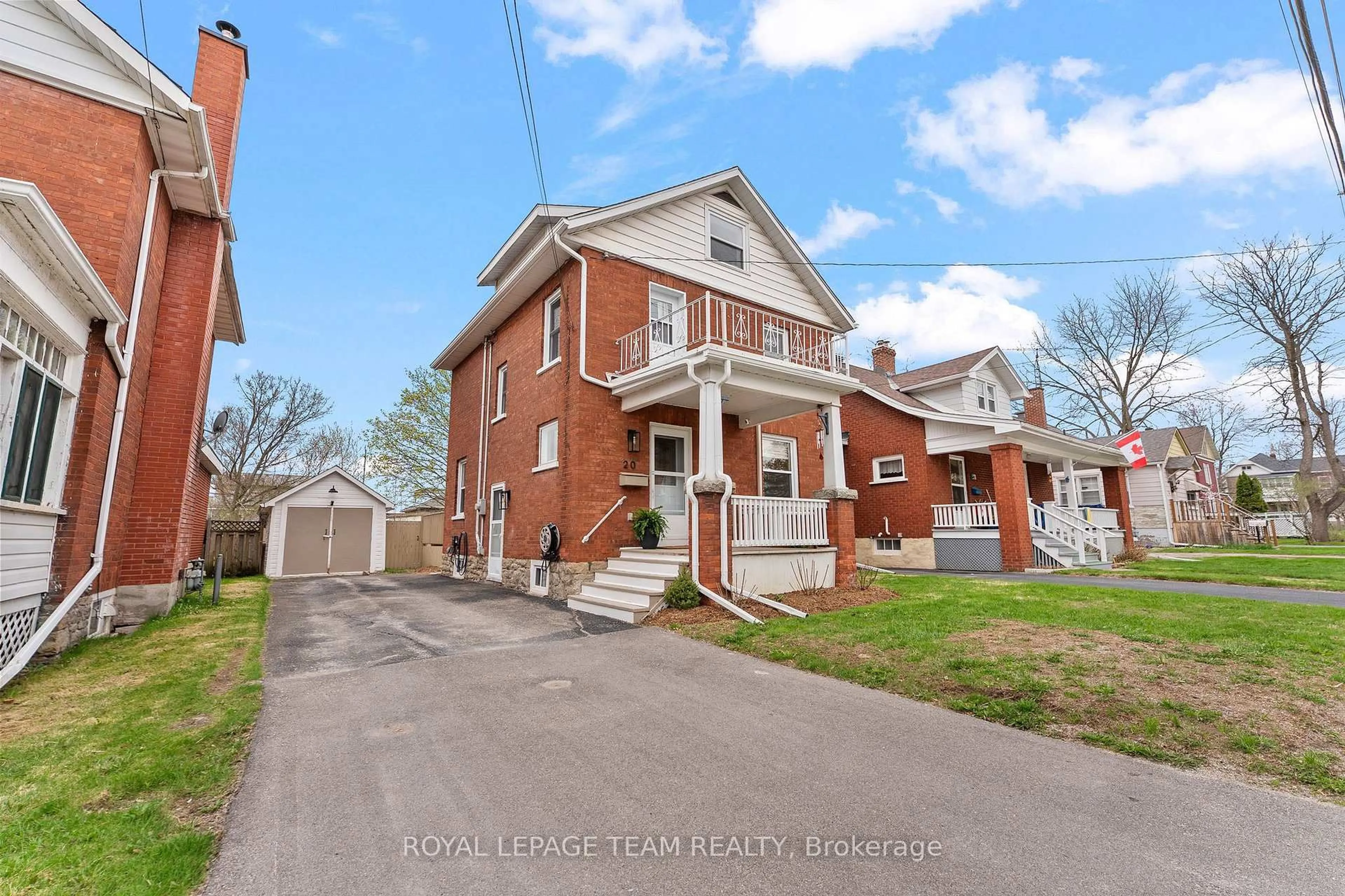 Home with brick exterior material, street for 20 James St, Smiths Falls Ontario K7A 1W8