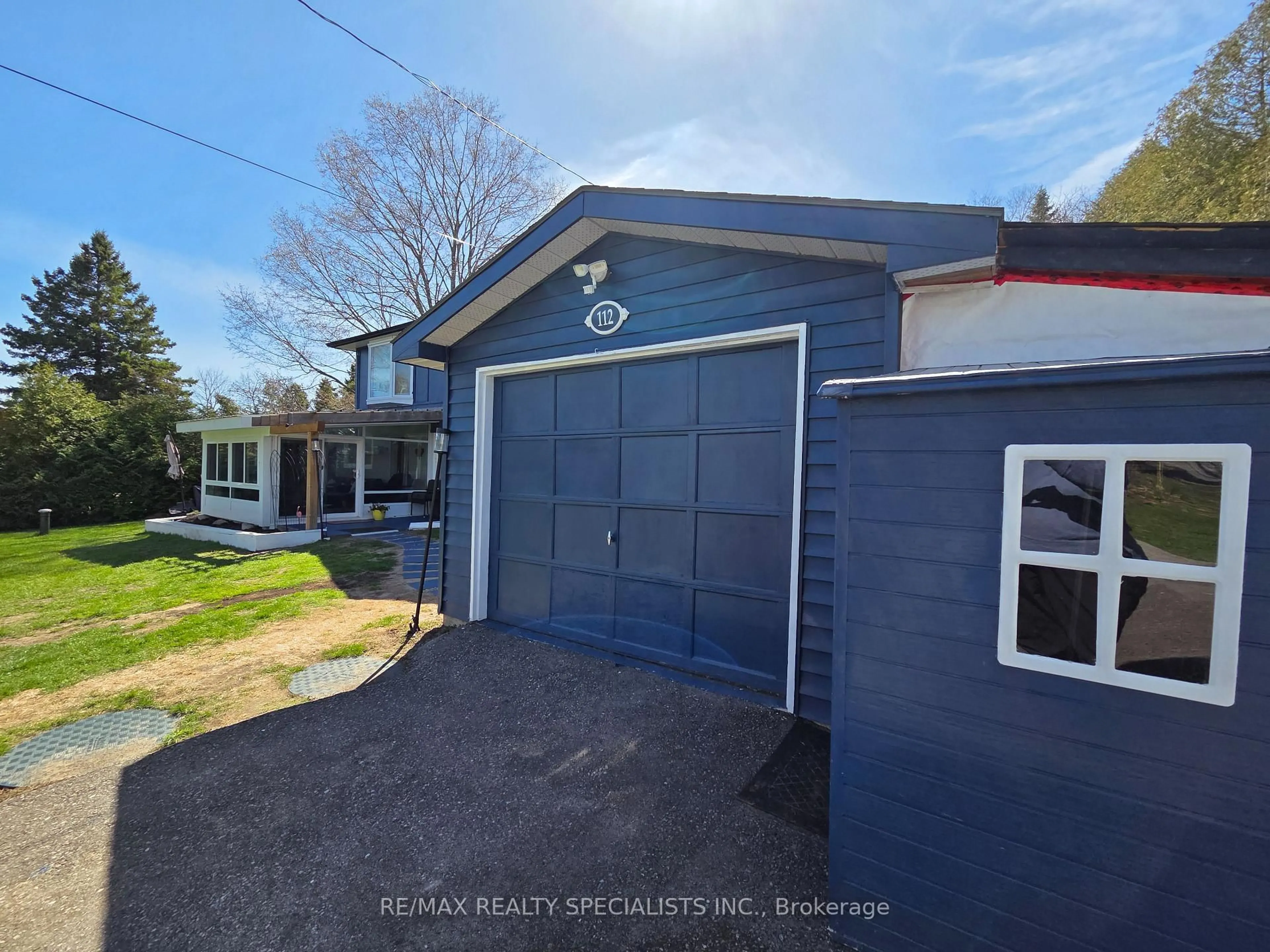A pic from outside/outdoor area/front of a property/back of a property/a pic from drone, street for 112 Indian Rd, Asphodel-Norwood Ontario K0L 1Y0