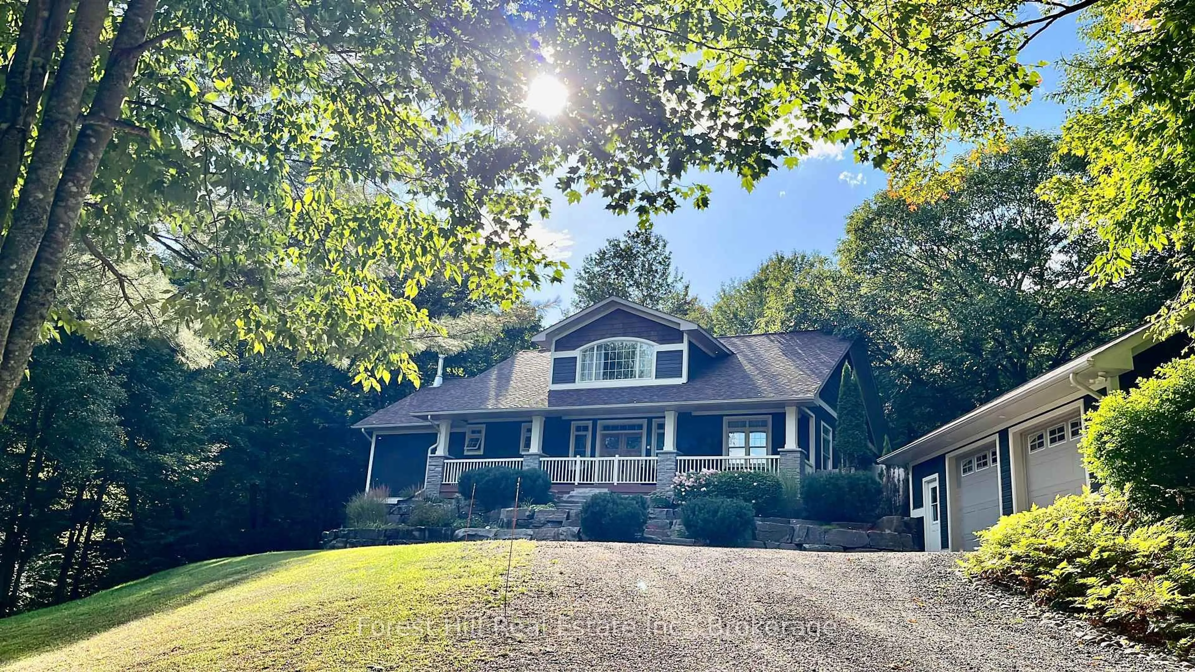 A pic from outside/outdoor area/front of a property/back of a property/a pic from drone, unknown for 1474 Etwell Rd, Huntsville Ontario P1H 2J2