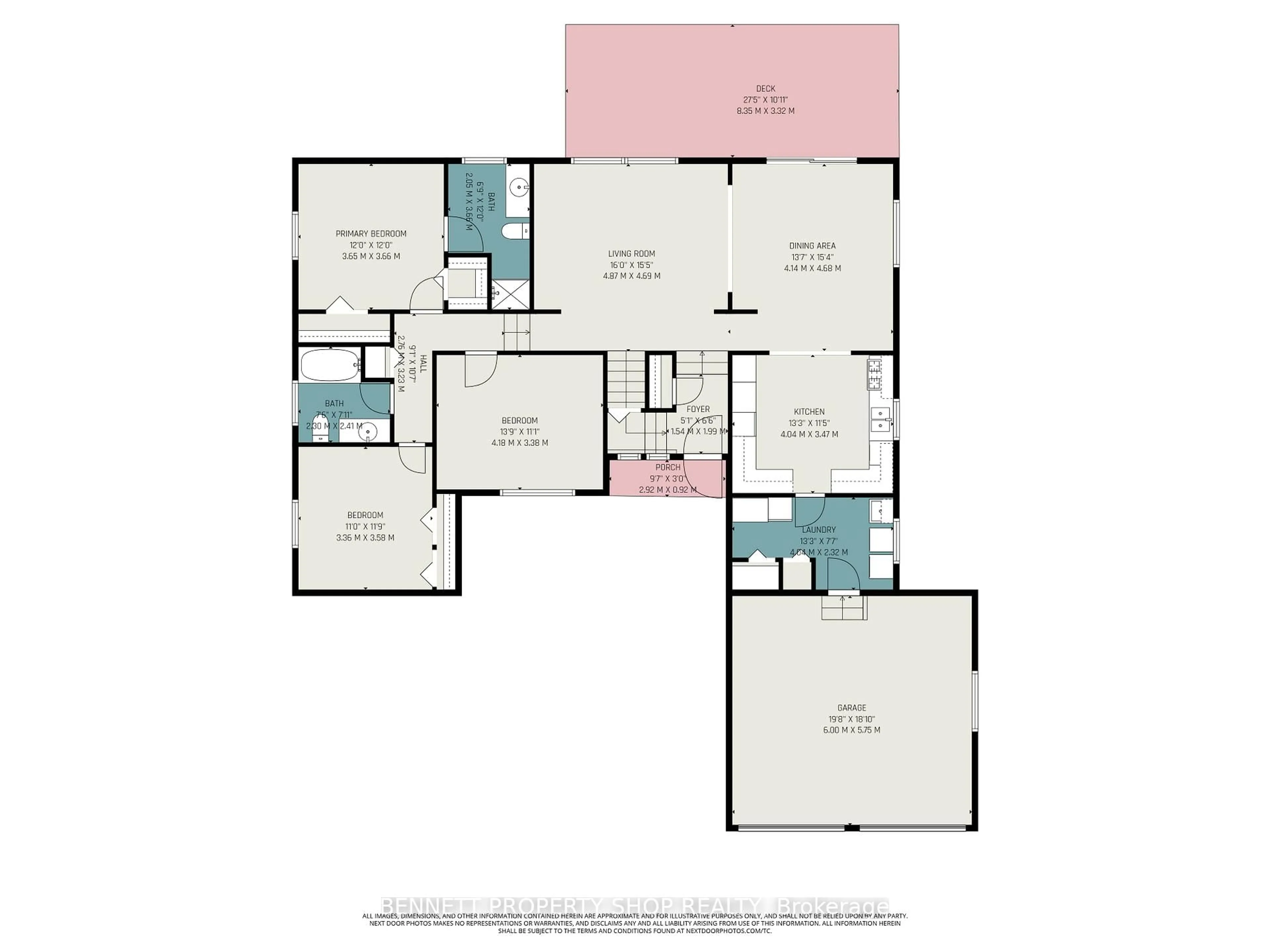 Floor plan for 3490 Larmours Rd, Sarsfield Ontario K0A 3E0