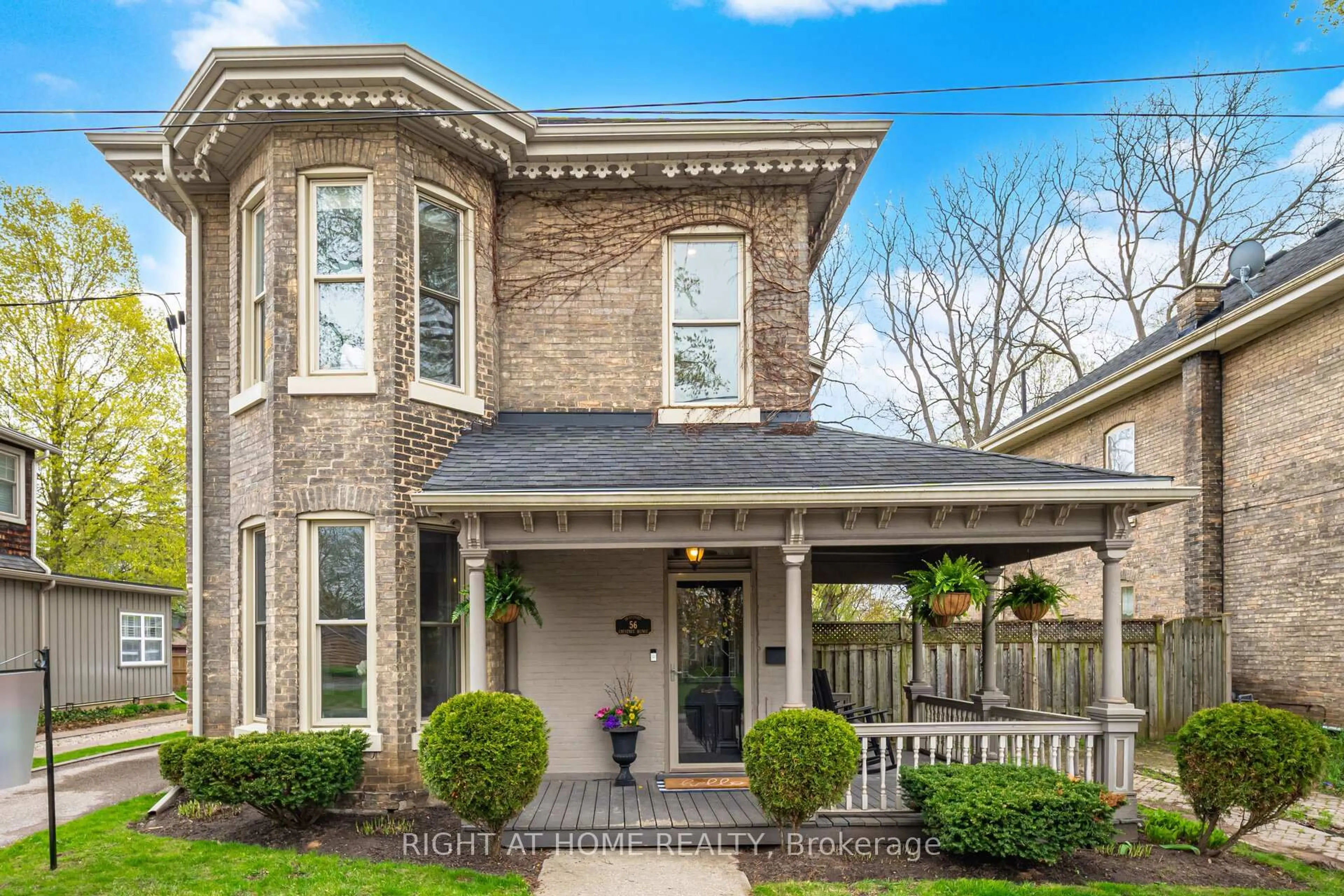 Home with brick exterior material, street for 56 Chestnut Ave, Brantford Ontario N3T 4C2