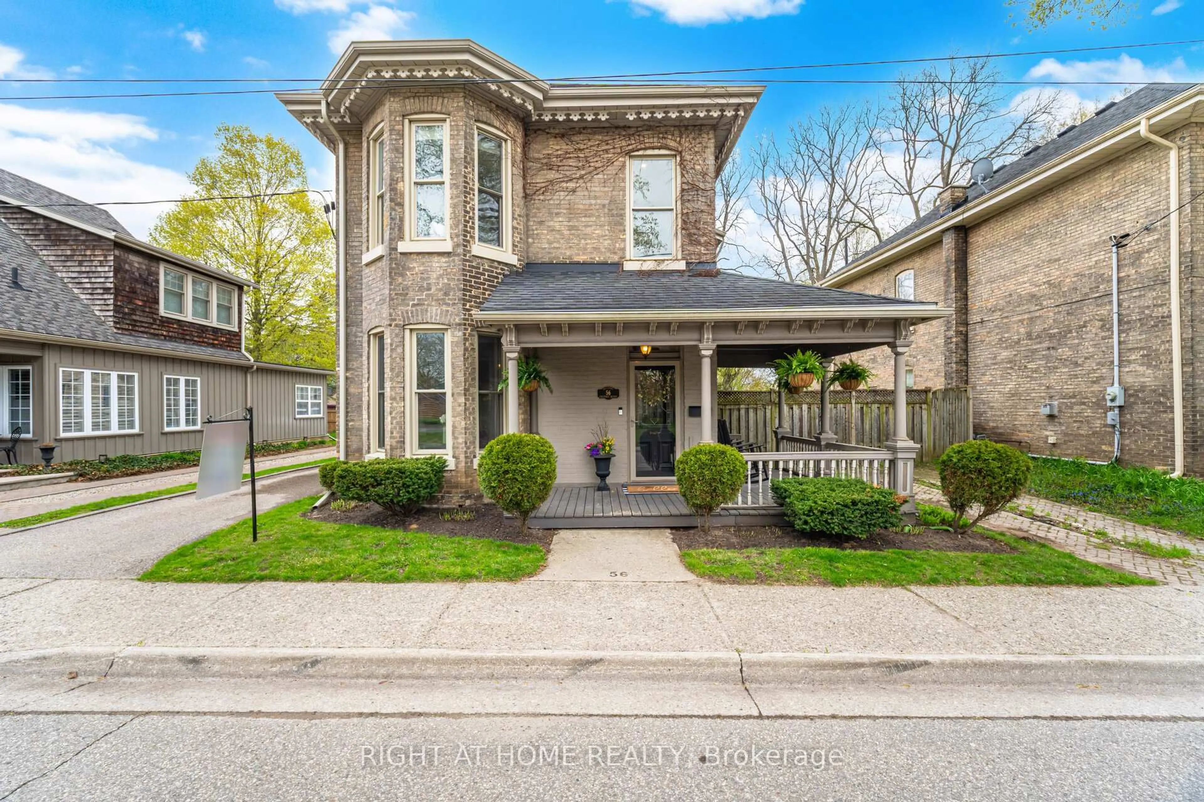 Home with brick exterior material, street for 56 Chestnut Ave, Brantford Ontario N3T 4C2