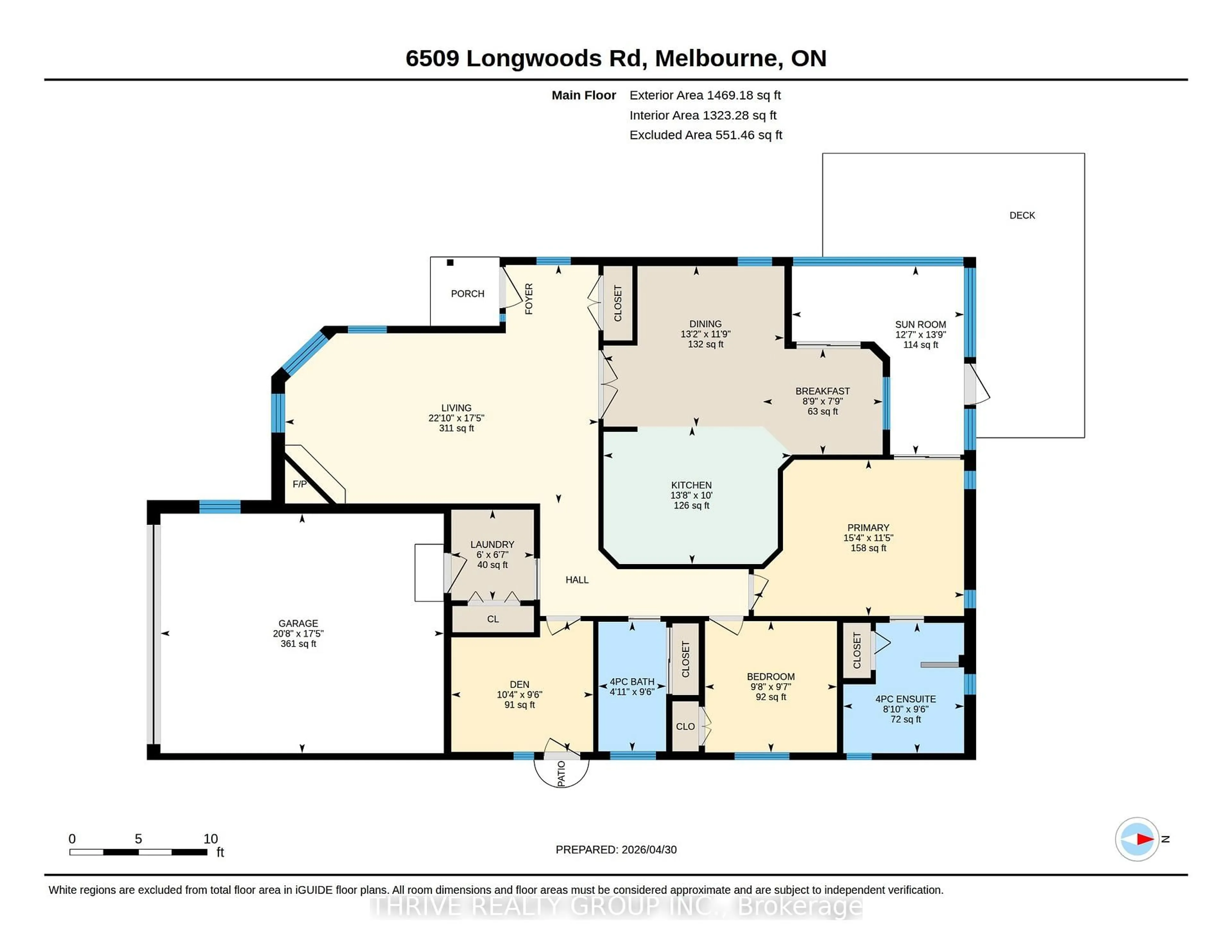 Floor plan for 6509 Longwoods Rd, Southwest Middlesex Ontario N0L 1T0