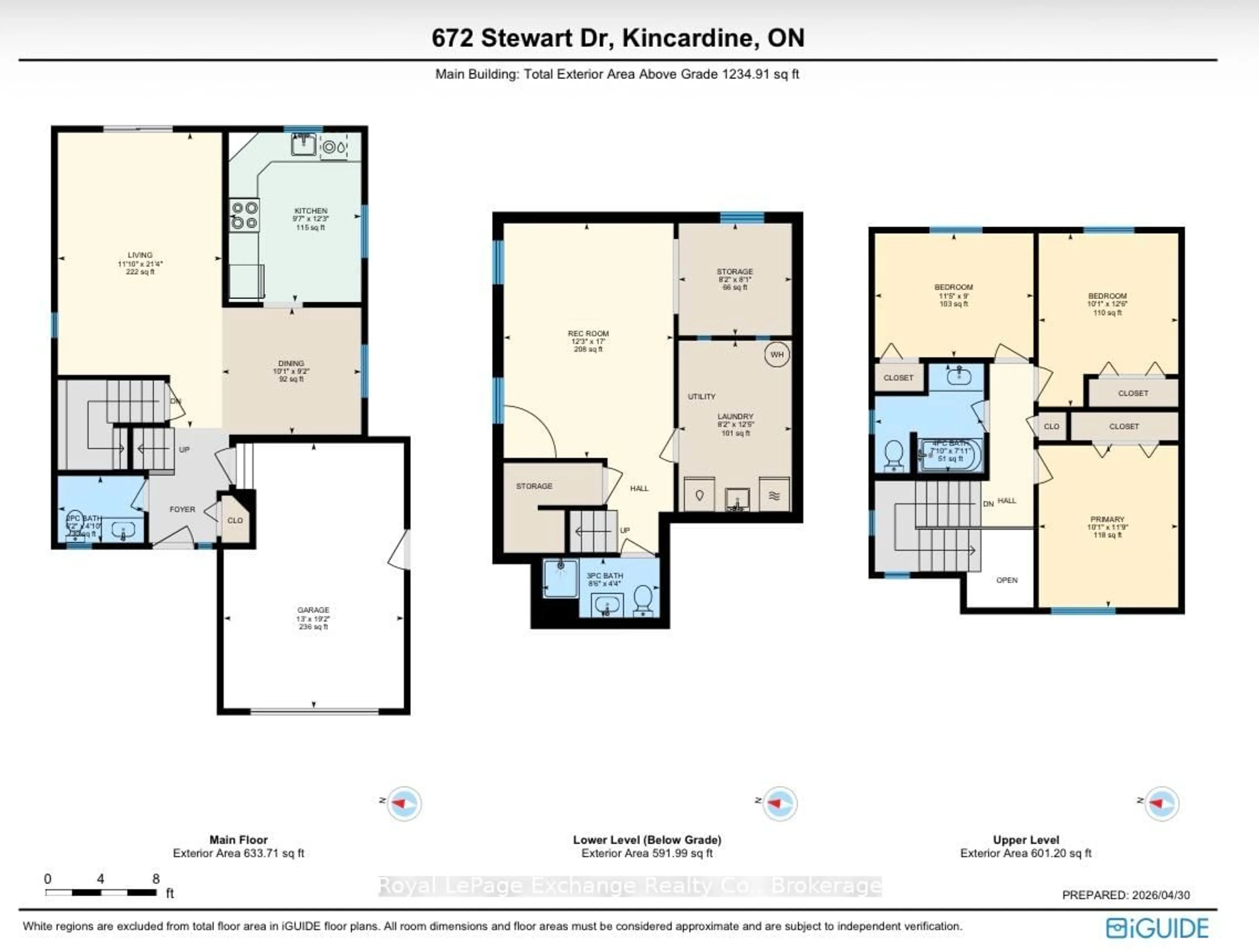 Floor plan for 672 Stewart Dr, Kincardine Ontario N2Z 3B3