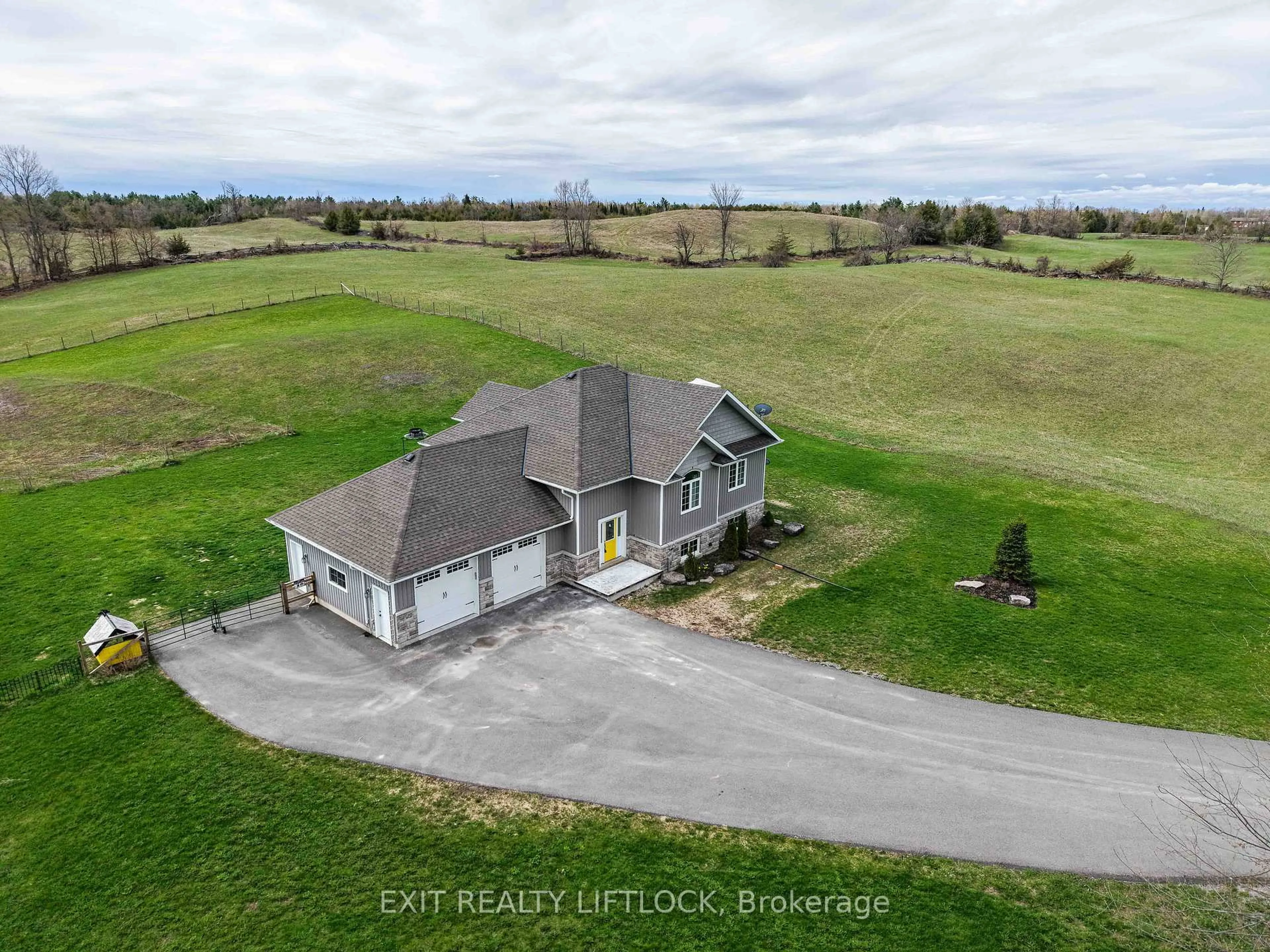 A pic from outside/outdoor area/front of a property/back of a property/a pic from drone, water/lake/river/ocean view for 1479 Webster Rd, Douro-Dummer Ontario K0L 2V0