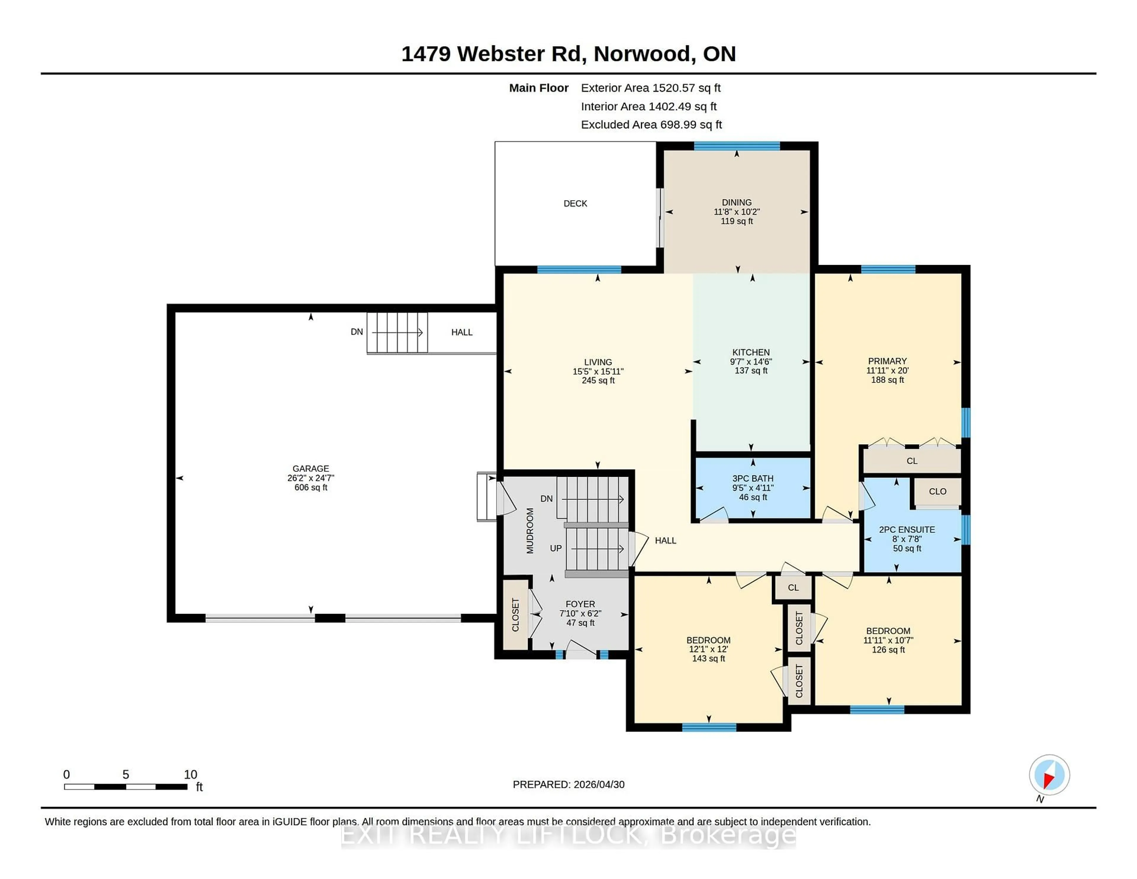 Floor plan for 1479 Webster Rd, Douro-Dummer Ontario K0L 2V0