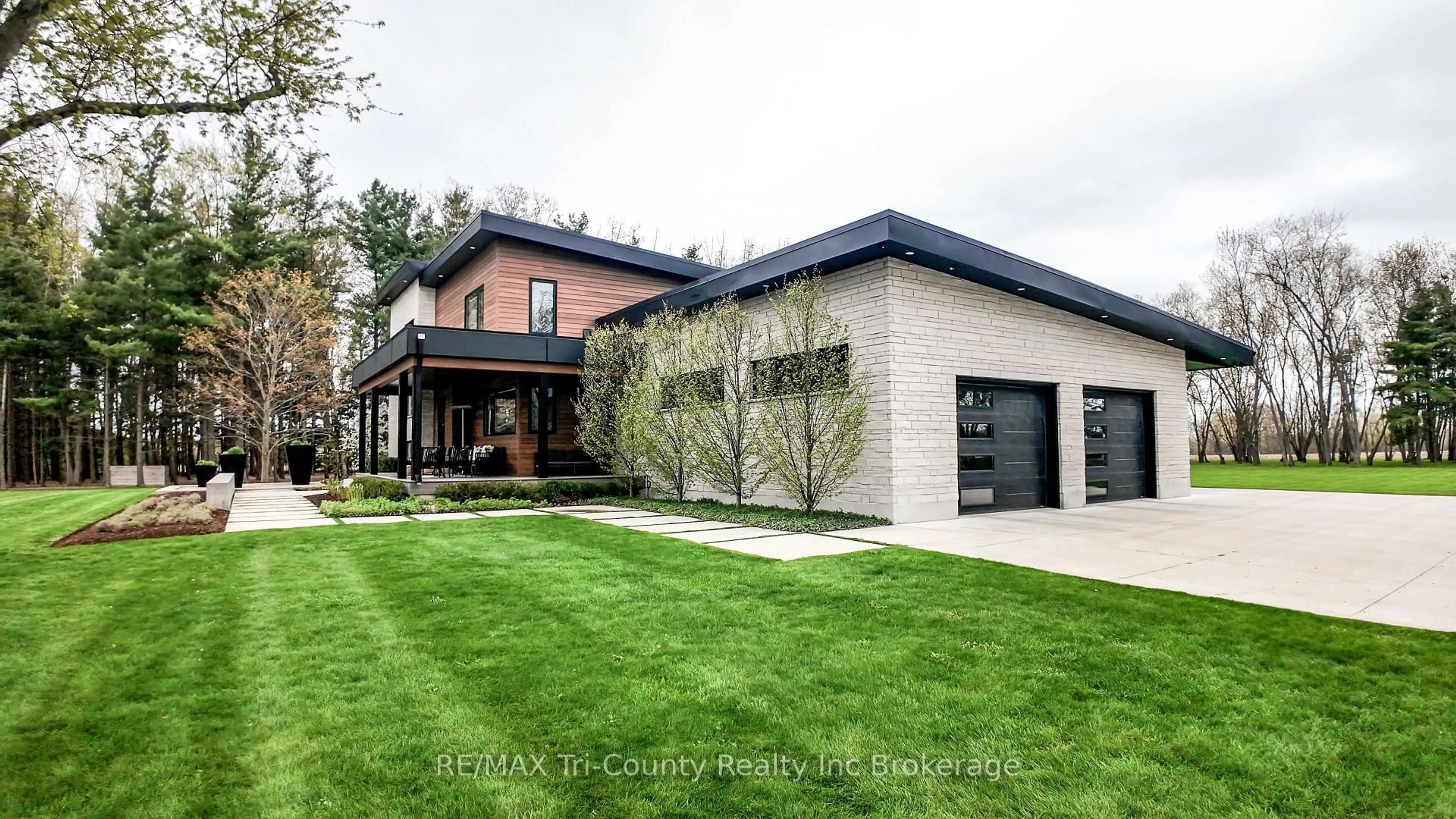 Home with brick exterior material, street for 8987 Powers Rd, Central Elgin Ontario N5P 3S7