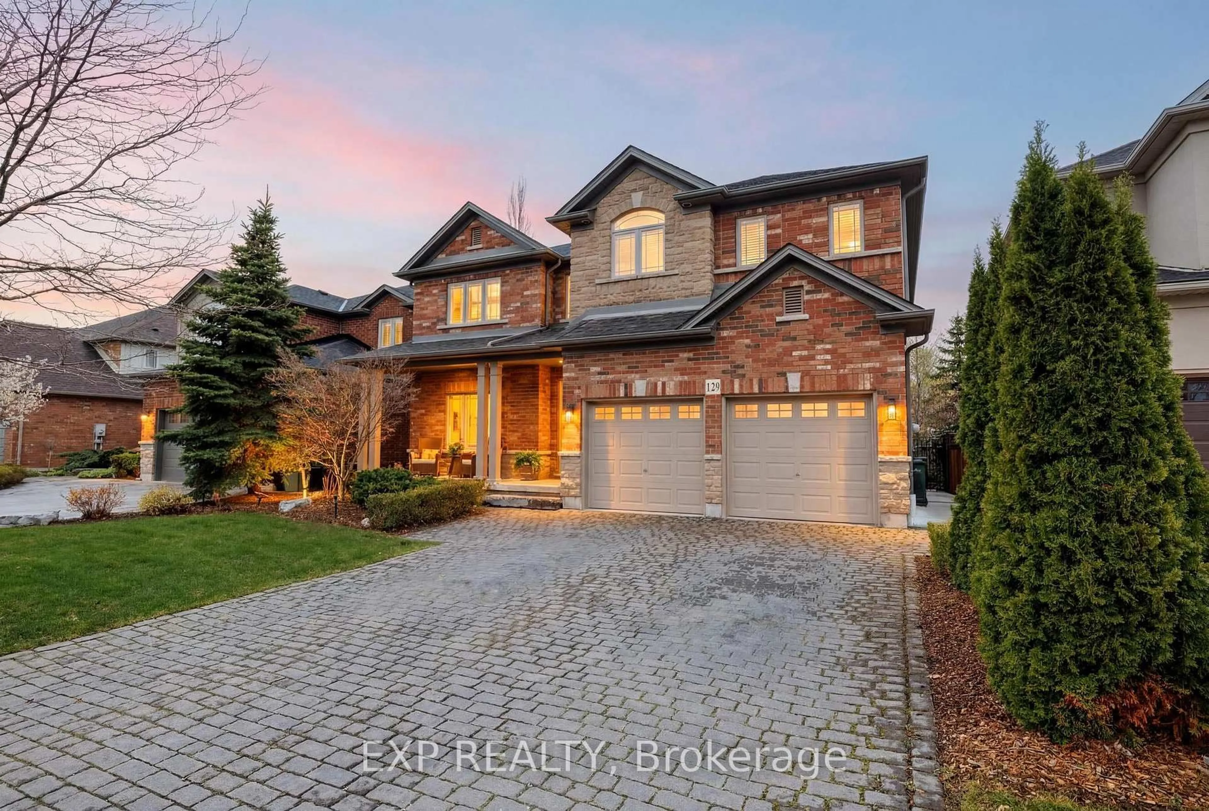 Home with brick exterior material, street for 129 Magnificent Way, Hamilton Ontario L0R 1C0