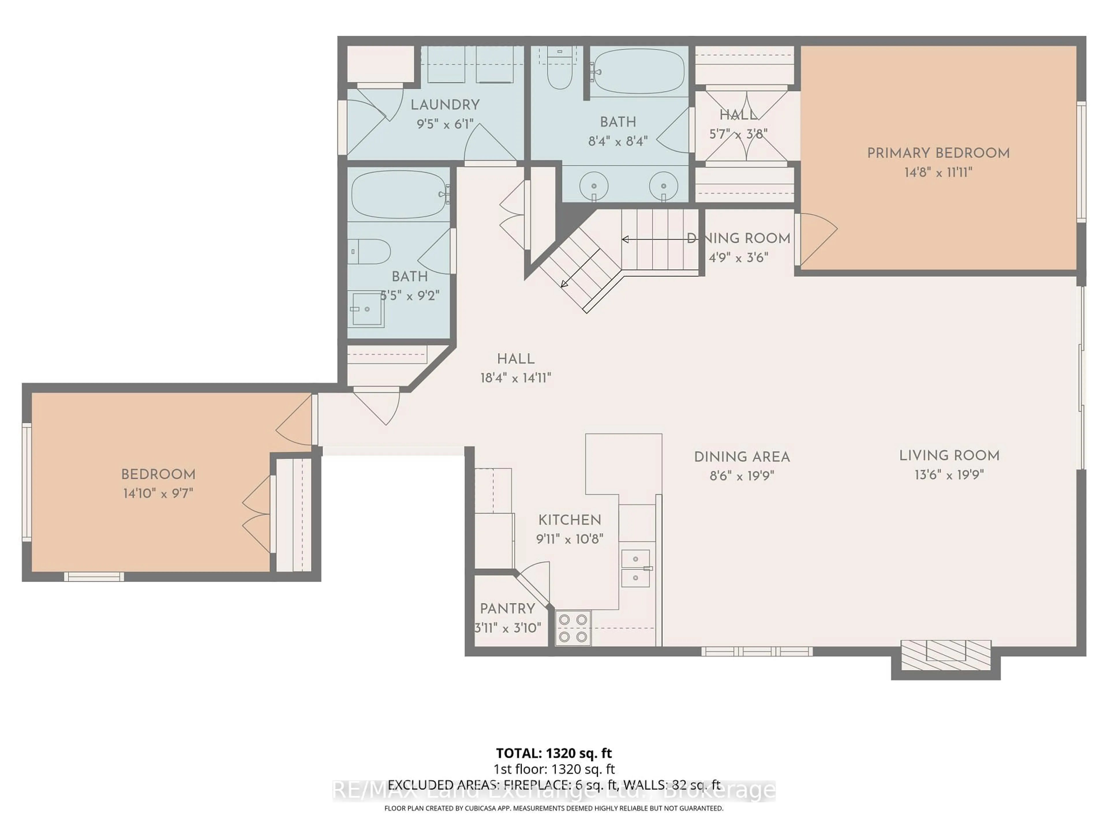 Floor plan for 395 Joseph St #8, Saugeen Shores Ontario N0H 2C2