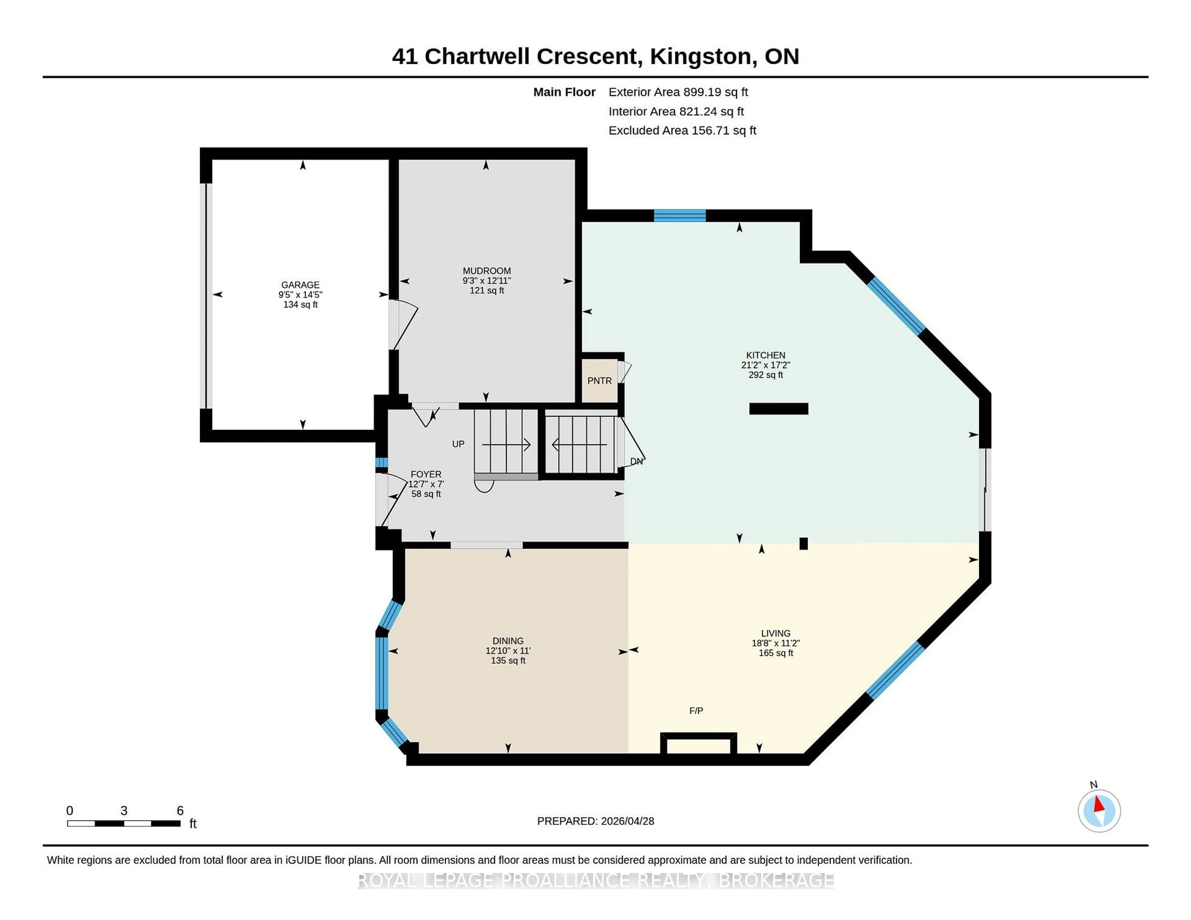 Floor plan for 41 Chartwell Cres, Kingston Ontario K7K 6P2