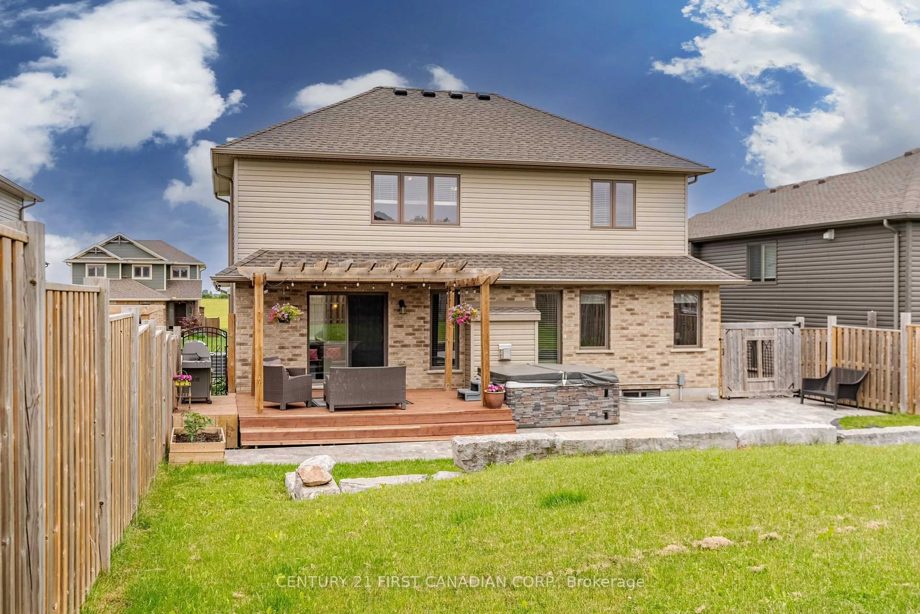 Home with brick exterior material, street for 181 Gilmour Dr, Lucan Biddulph Ontario N0M 2J0