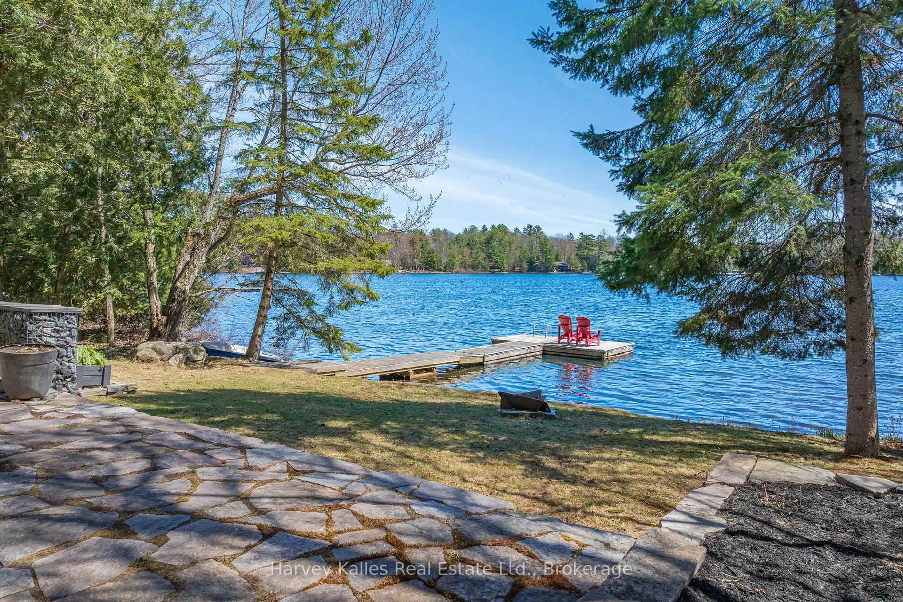 Patio, water/lake/river/ocean view for 1069 North Tooke Lake Rd, Lake of Bays Ontario P0B 1A0