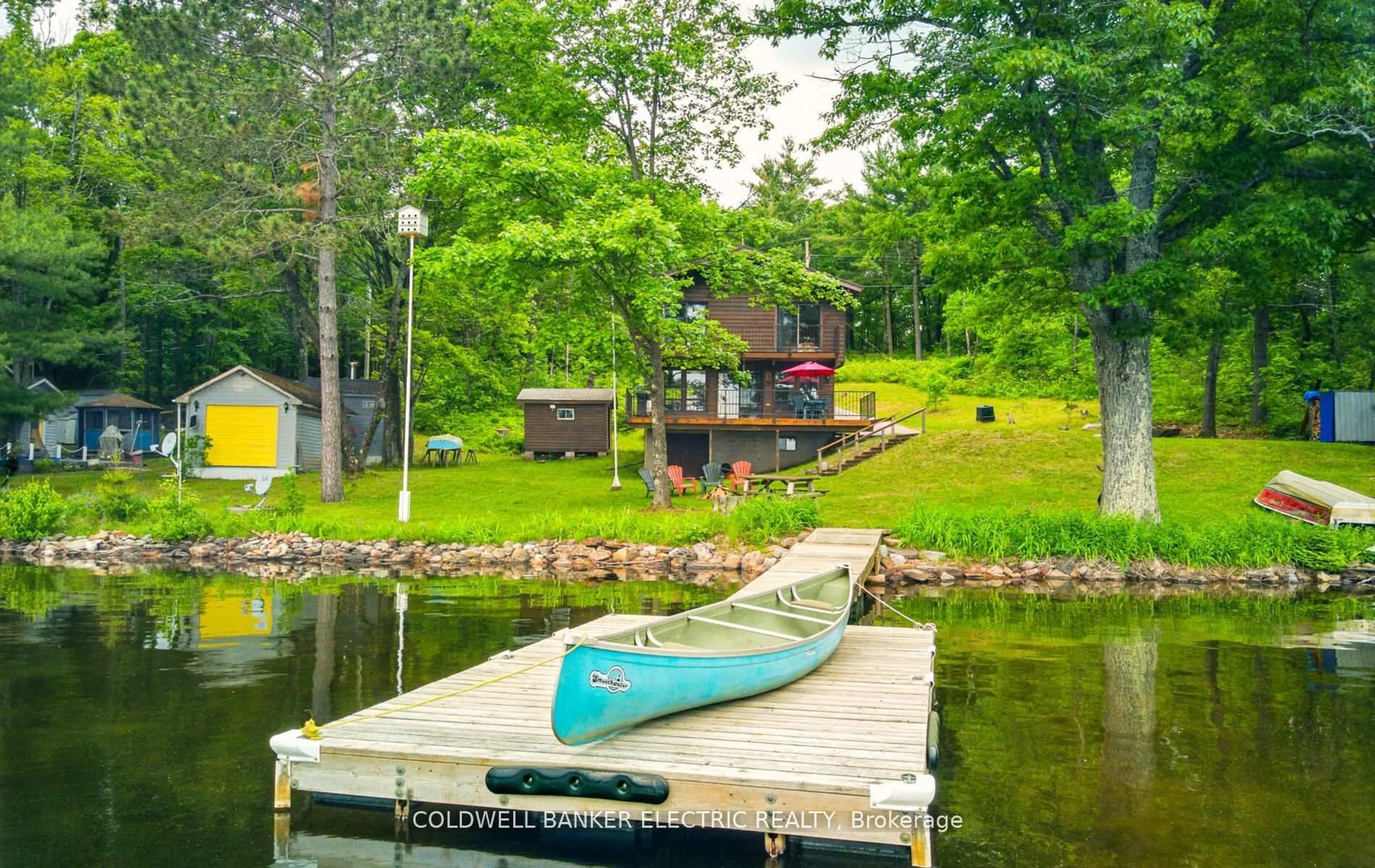 A pic from outside/outdoor area/front of a property/back of a property/a pic from drone, water/lake/river/ocean view for 199 Fire Route 87, Havelock-Belmont-Methuen Ontario K0L 1A0