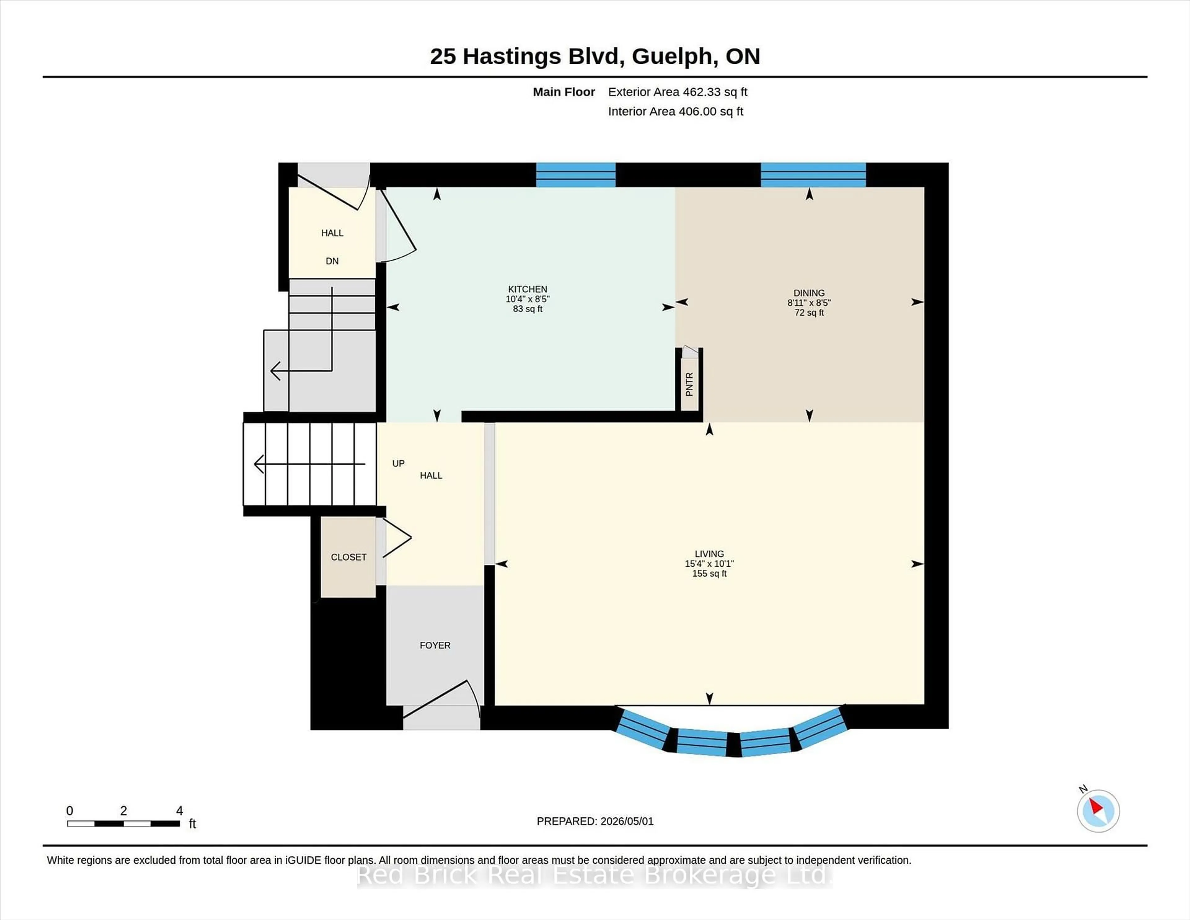 Floor plan for 25 Hastings Blvd, Guelph Ontario N1E 4G3