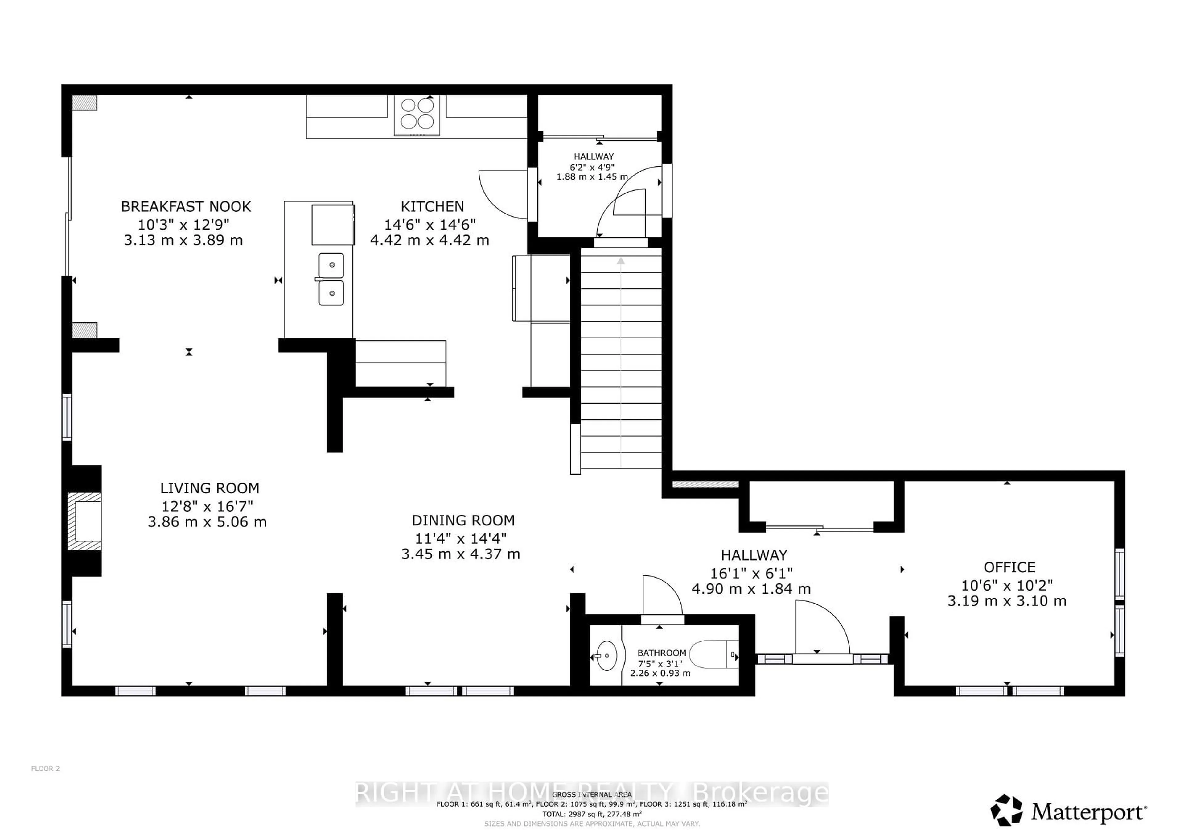 Floor plan for 44 Hawks Landing Cres, Stittsville Ontario K2S 1W1